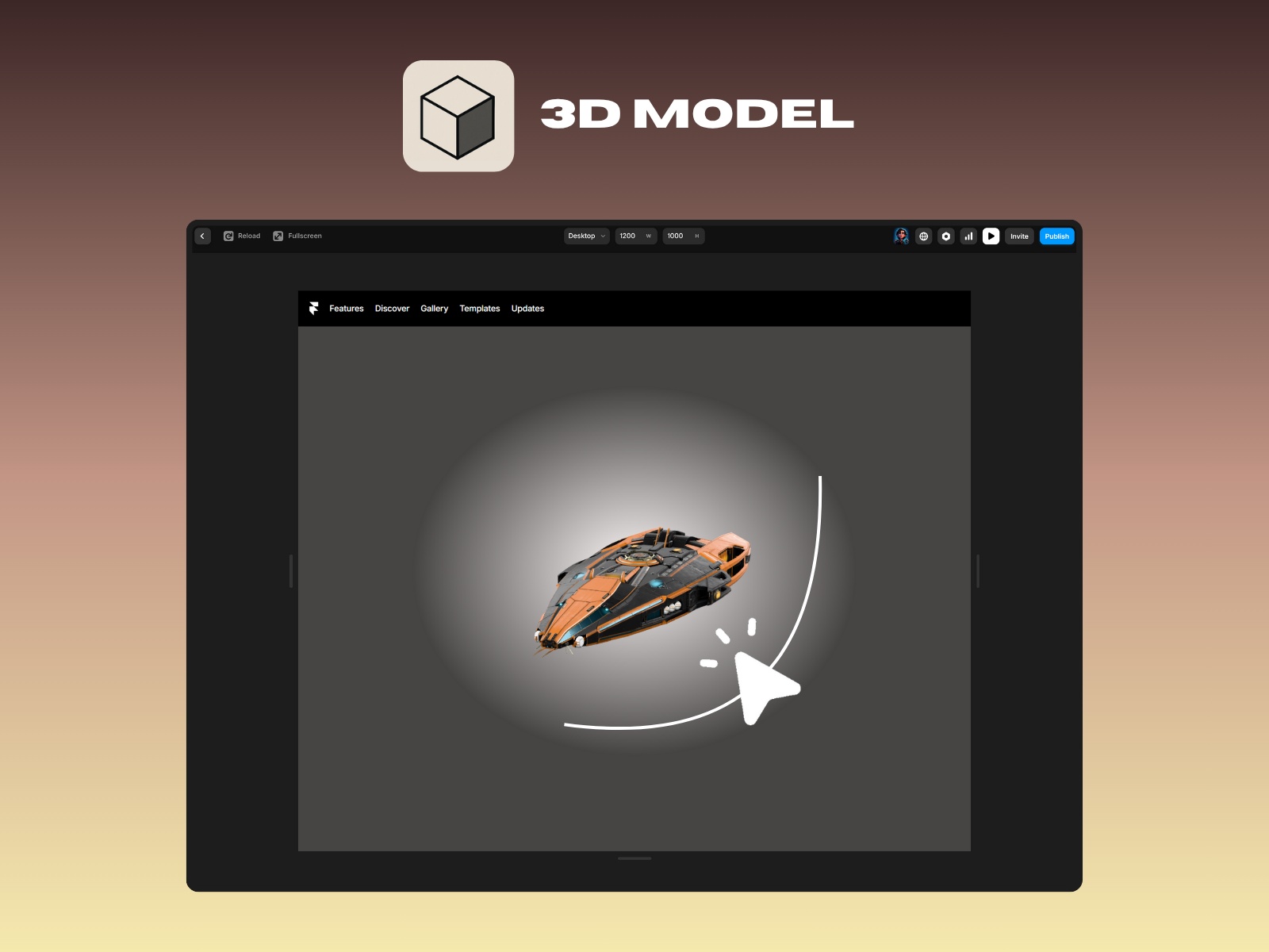 Thumbnail 2 for 3D Model, a Framer Marketplace plugin by Pasquale Pepe.
