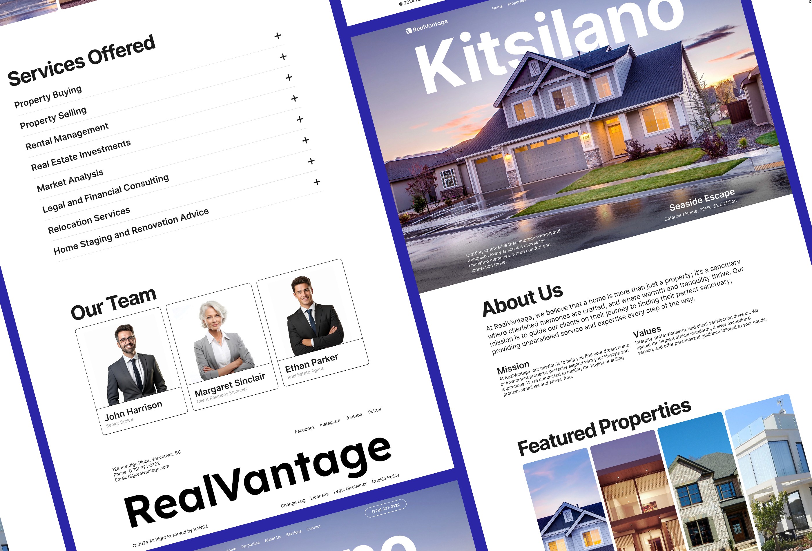 Thumbnail 2 for RealVantage, a Framer Marketplace template by FramerXplore.