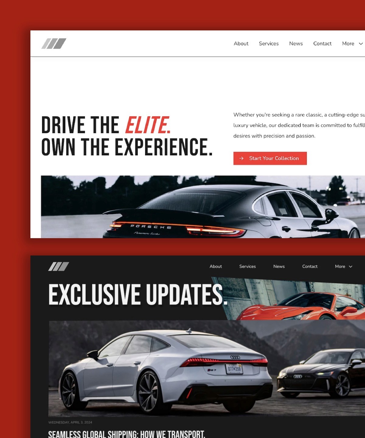 Screenshot 1 for Virtuoso, a Framer Marketplace template by artechWeb.