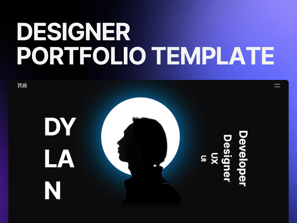 Thumbnail 1 for DylanCroft, a Framer Marketplace template by Krutik Maru.