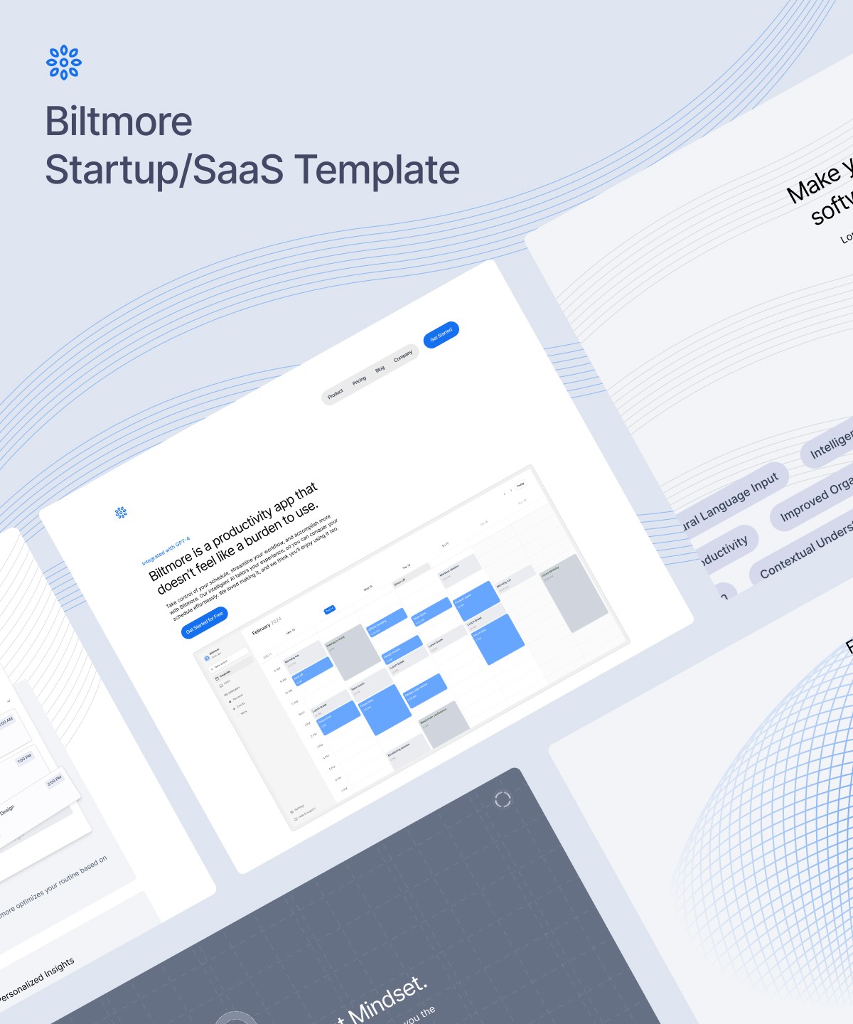 Screenshot 1 for Biltmore, a Framer Marketplace template by Sohil.