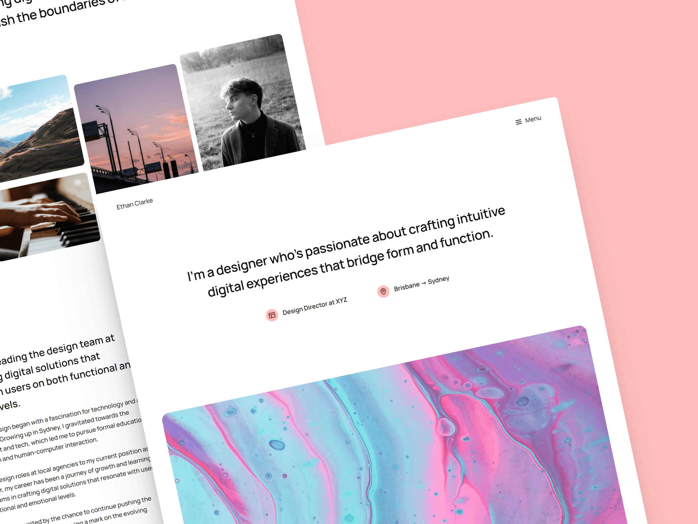 Thumbnail 2 for DesignSphere, a Framer Marketplace template by Fanindra Maharana.