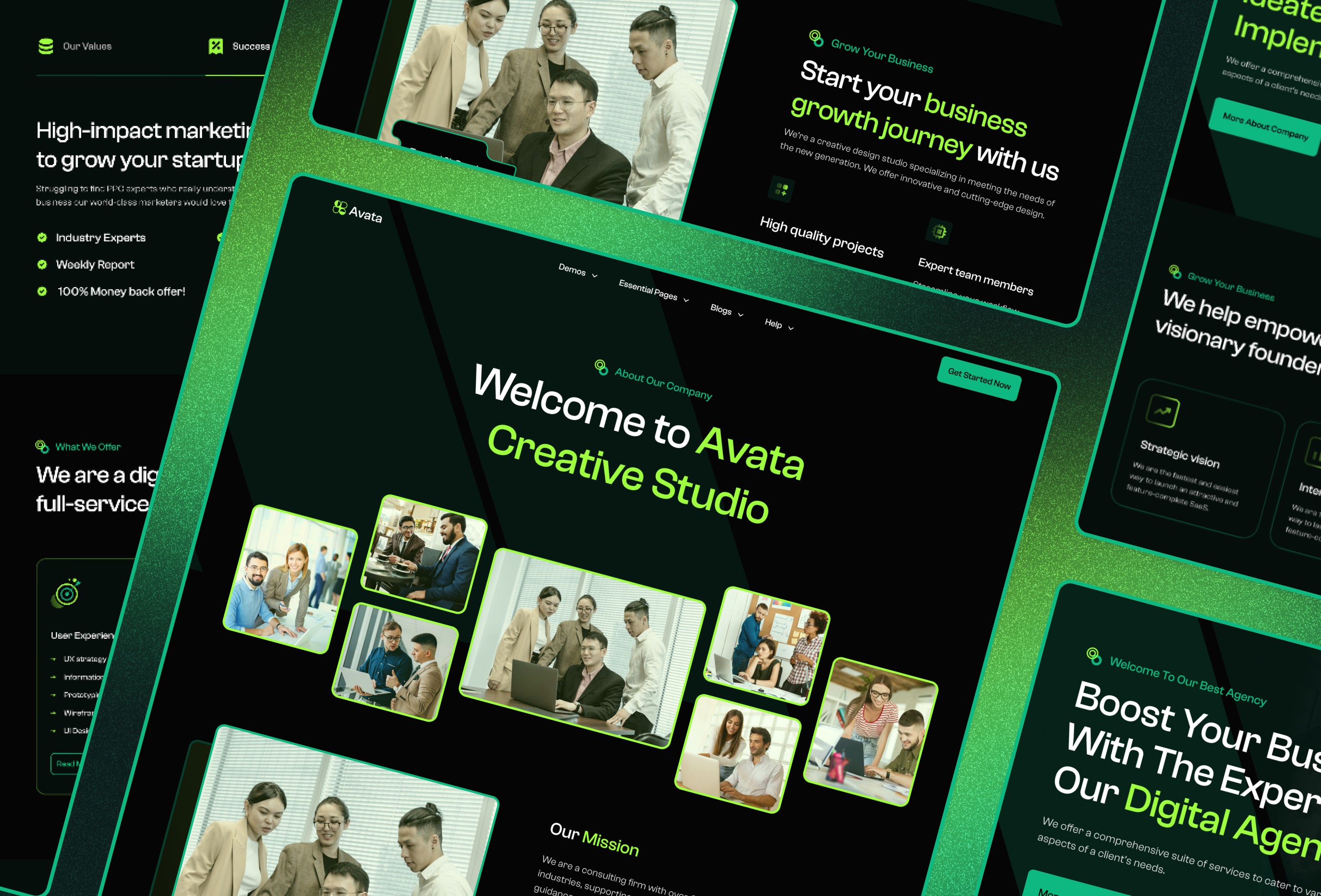 Screenshot 3 for Avata, a Framer Marketplace template by FramerDevs.