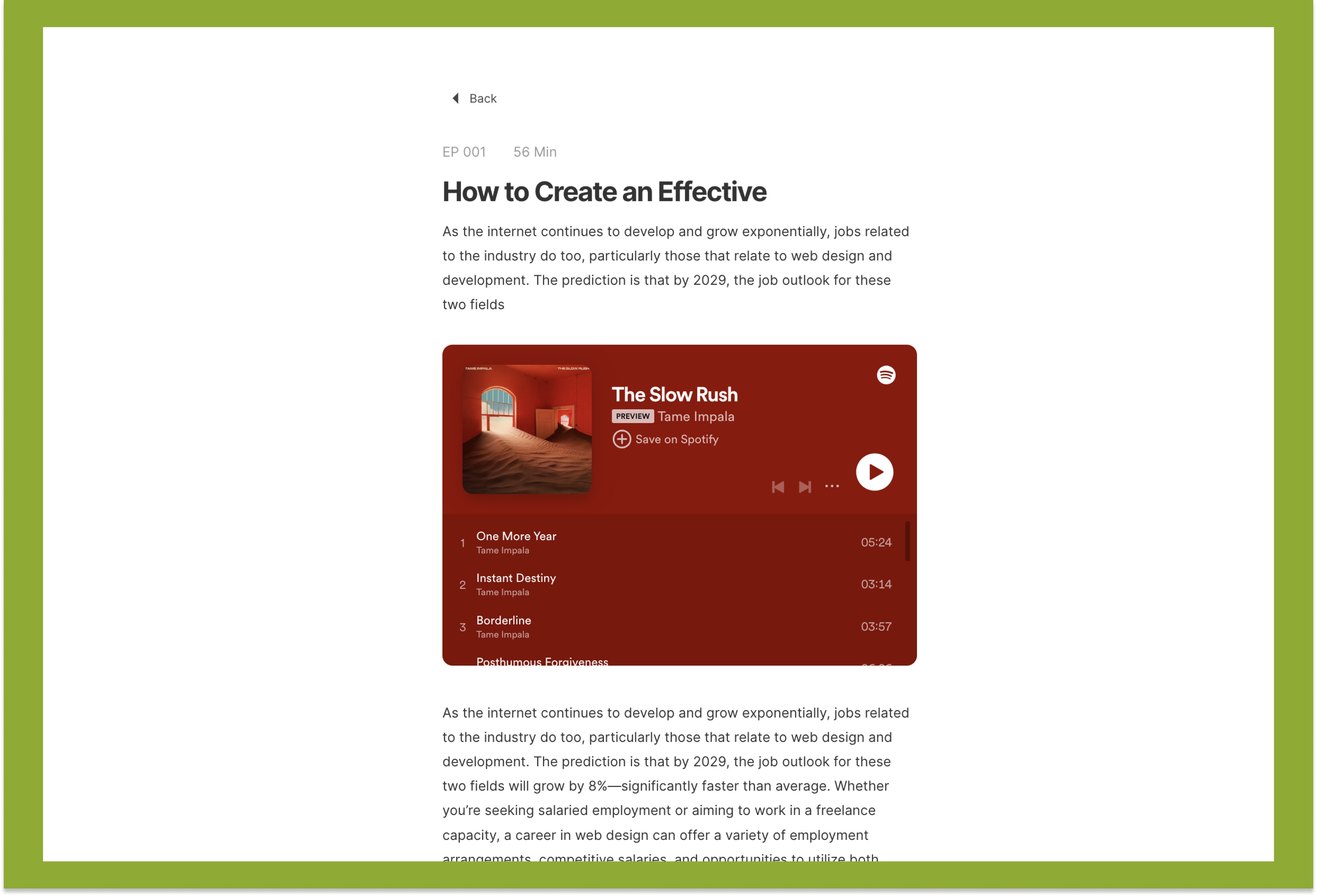 Screenshot 4 for EchoVista, a Framer Marketplace template by Olabode Felix Akinyemi.