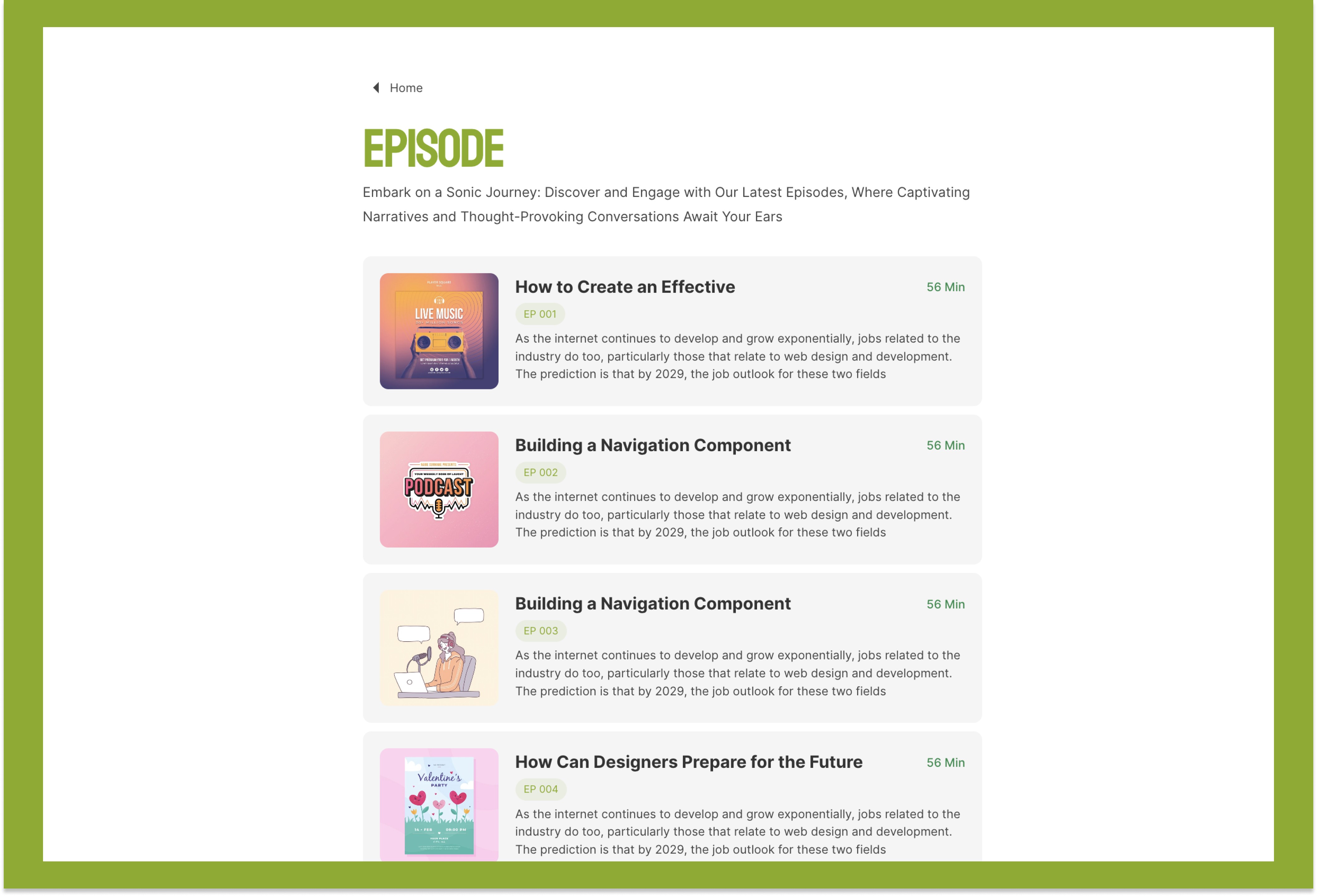 Screenshot 3 for EchoVista, a Framer Marketplace template by Olabode Felix Akinyemi.