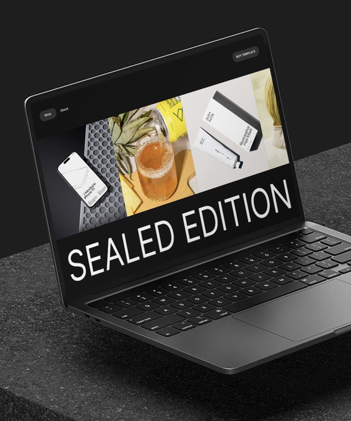 Screenshot 1 for SealedEdition, a Framer Marketplace template by SEALED.