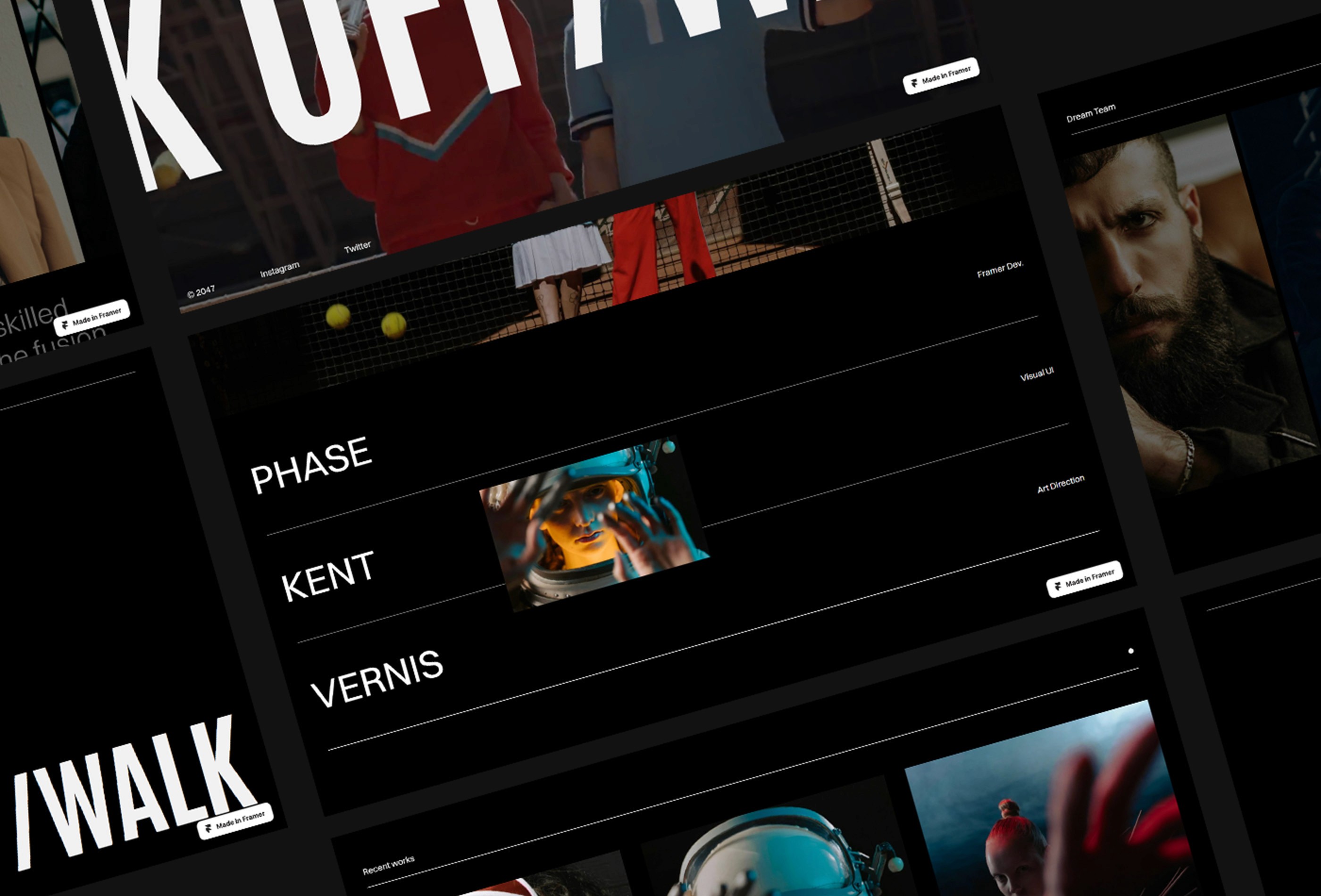 Screenshot 3 for OffWalk, a Framer Marketplace template by FogShift.