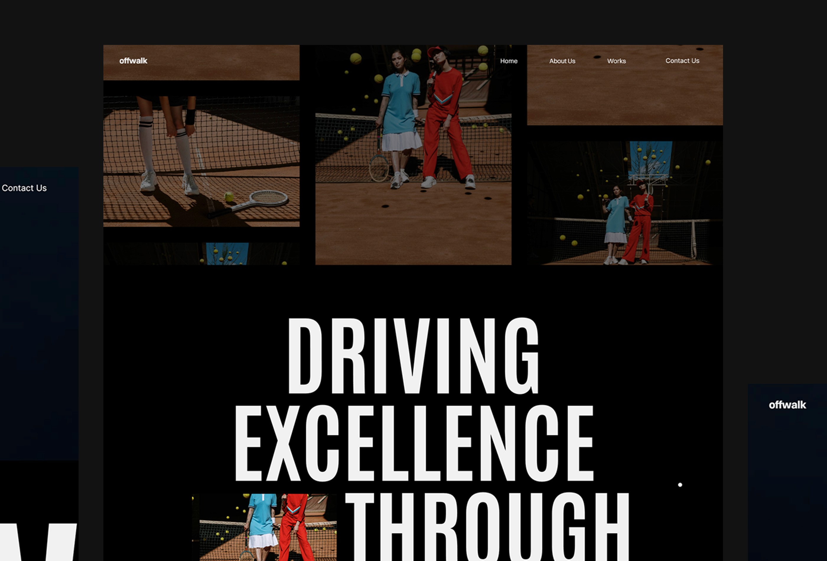 Screenshot 4 for OffWalk, a Framer Marketplace template by FogShift.