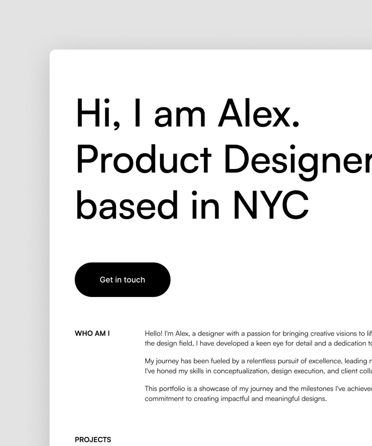 Screenshot 1 for Paperfolio, a Framer Marketplace template by Fusioo Design.