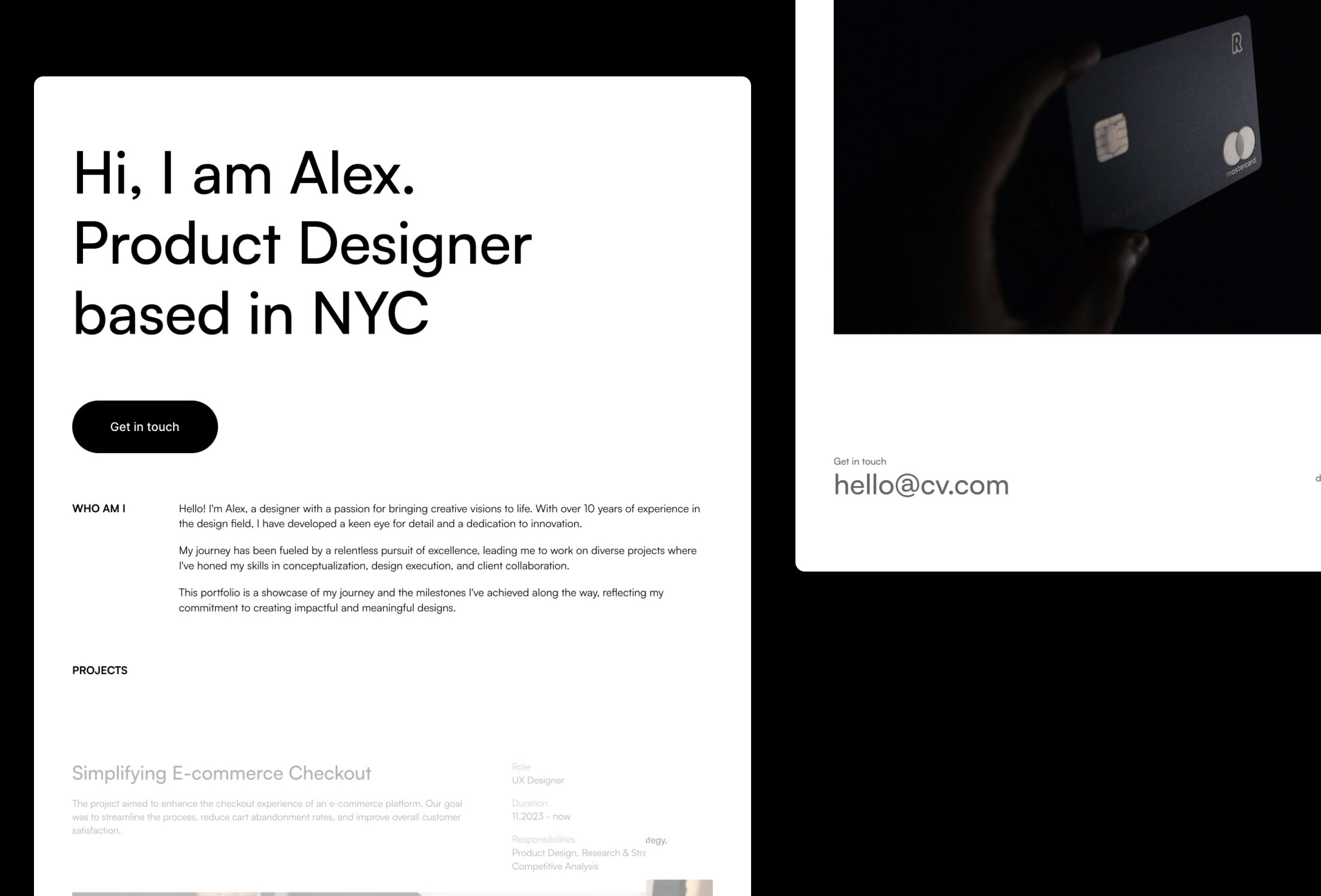 Screenshot 2 for Paperfolio, a Framer Marketplace template by Fusioo Design.