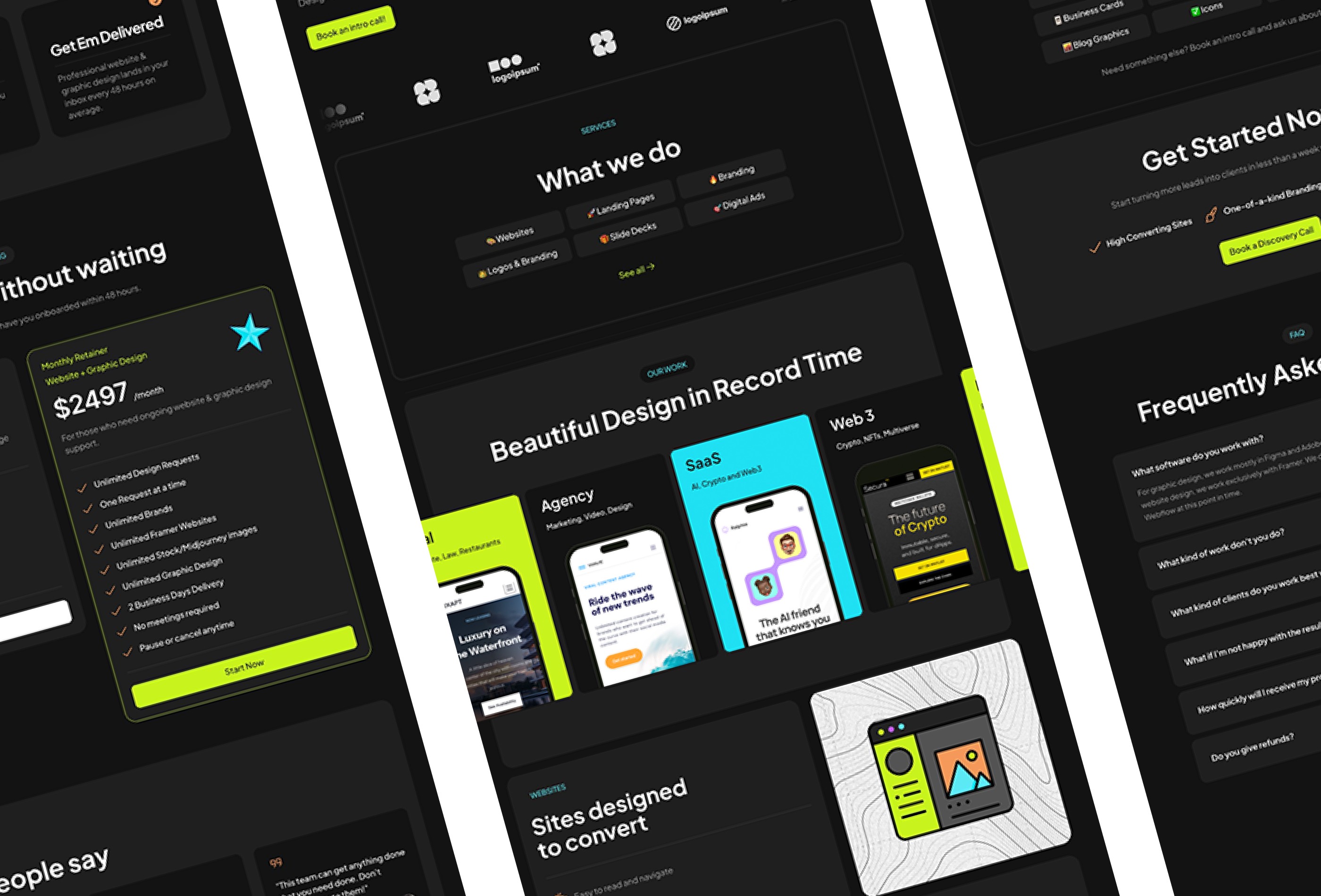 Screenshot 4 for Designr, a Framer Marketplace template by Brand Panda.