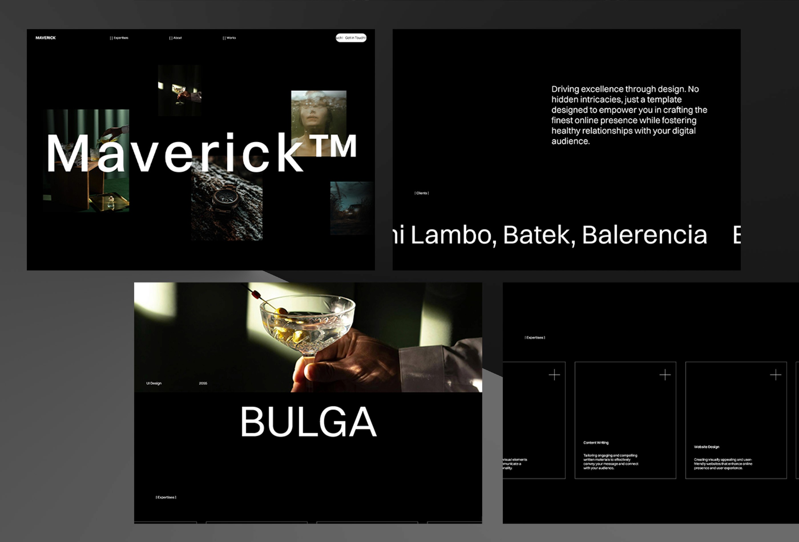 Screenshot 3 for Maverick, a Framer Marketplace template by FogShift.