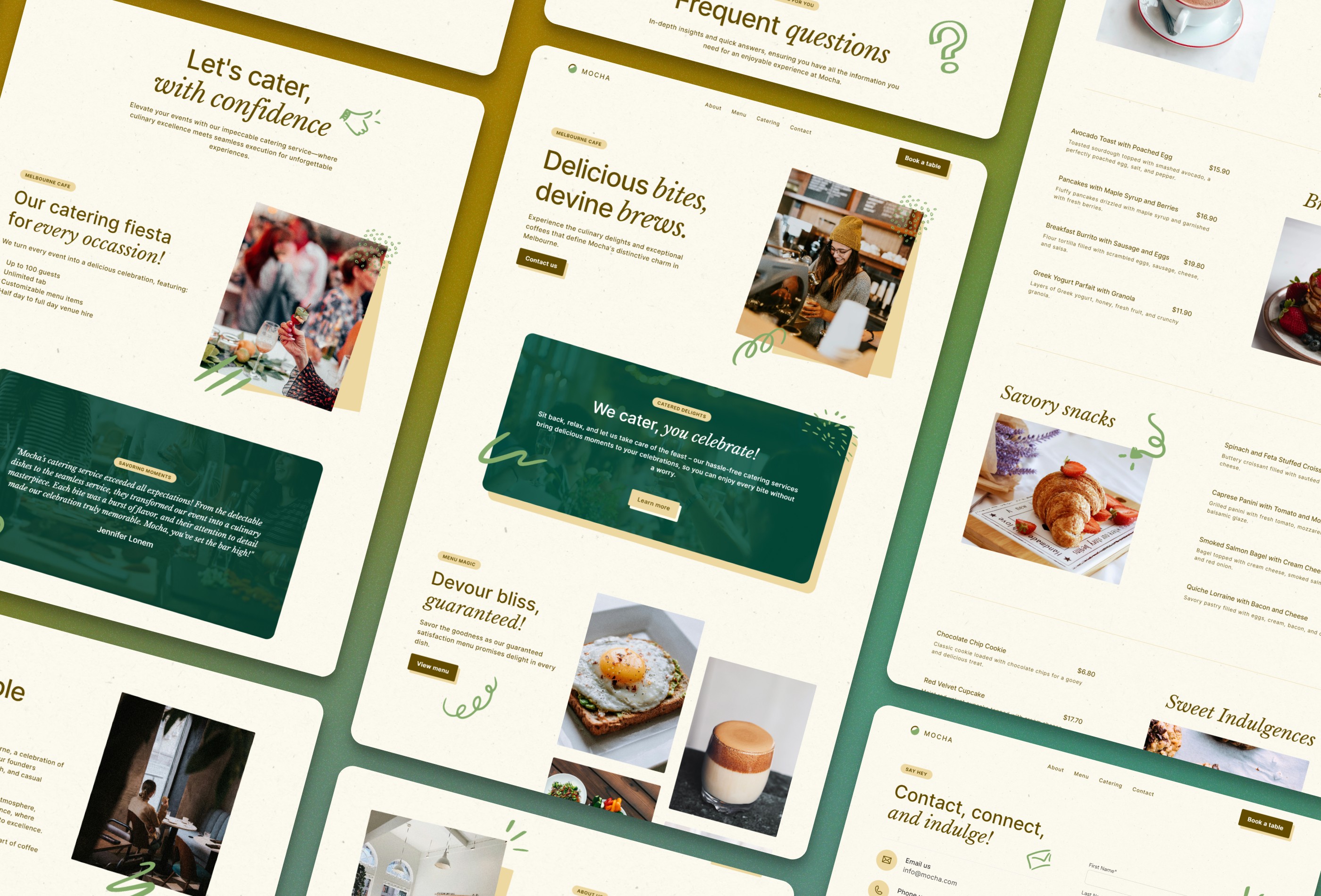 Screenshot 3 for Mocha, a Framer Marketplace template by Vilu.