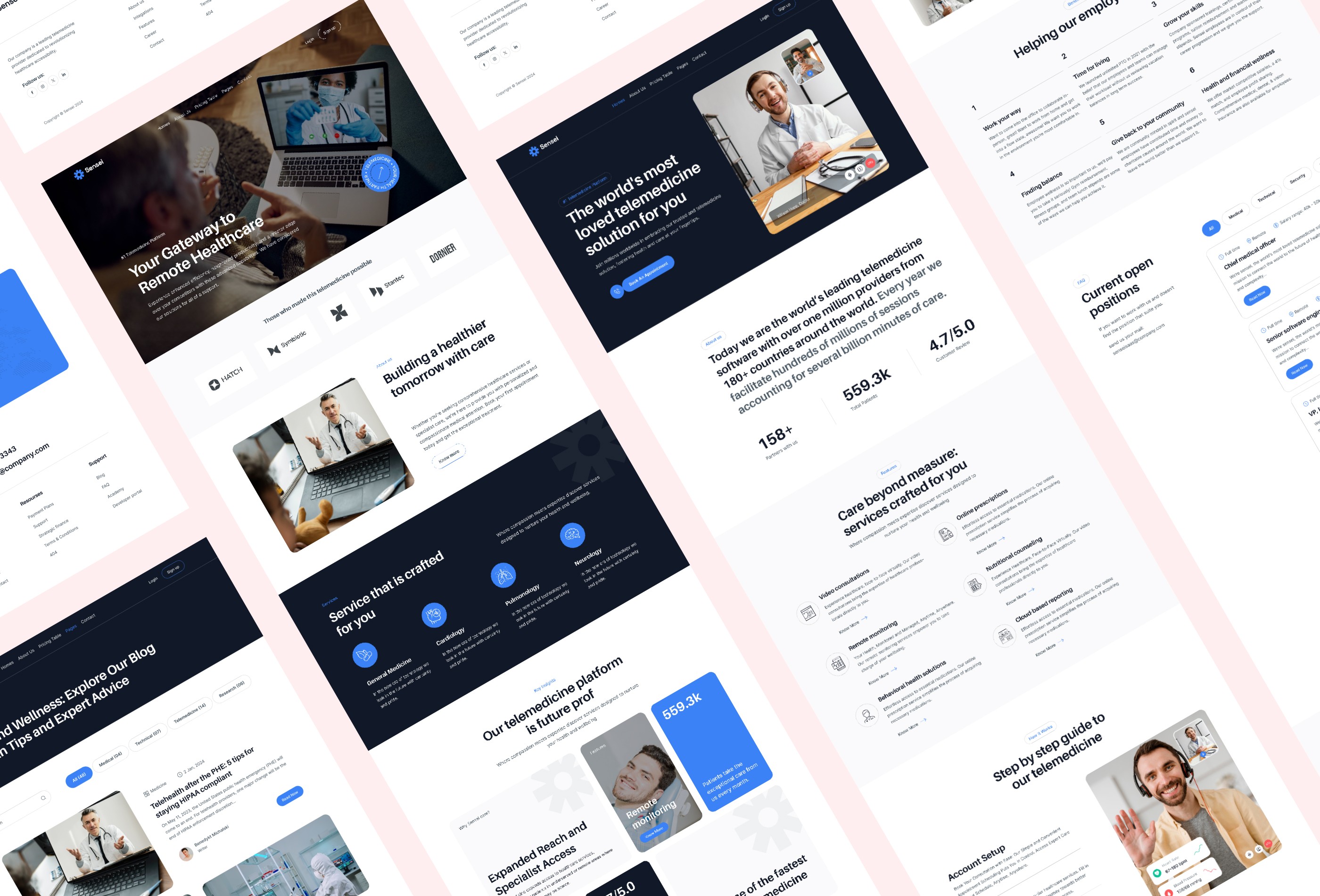 Screenshot 3 for Sensei, a Framer Marketplace template by Framership.