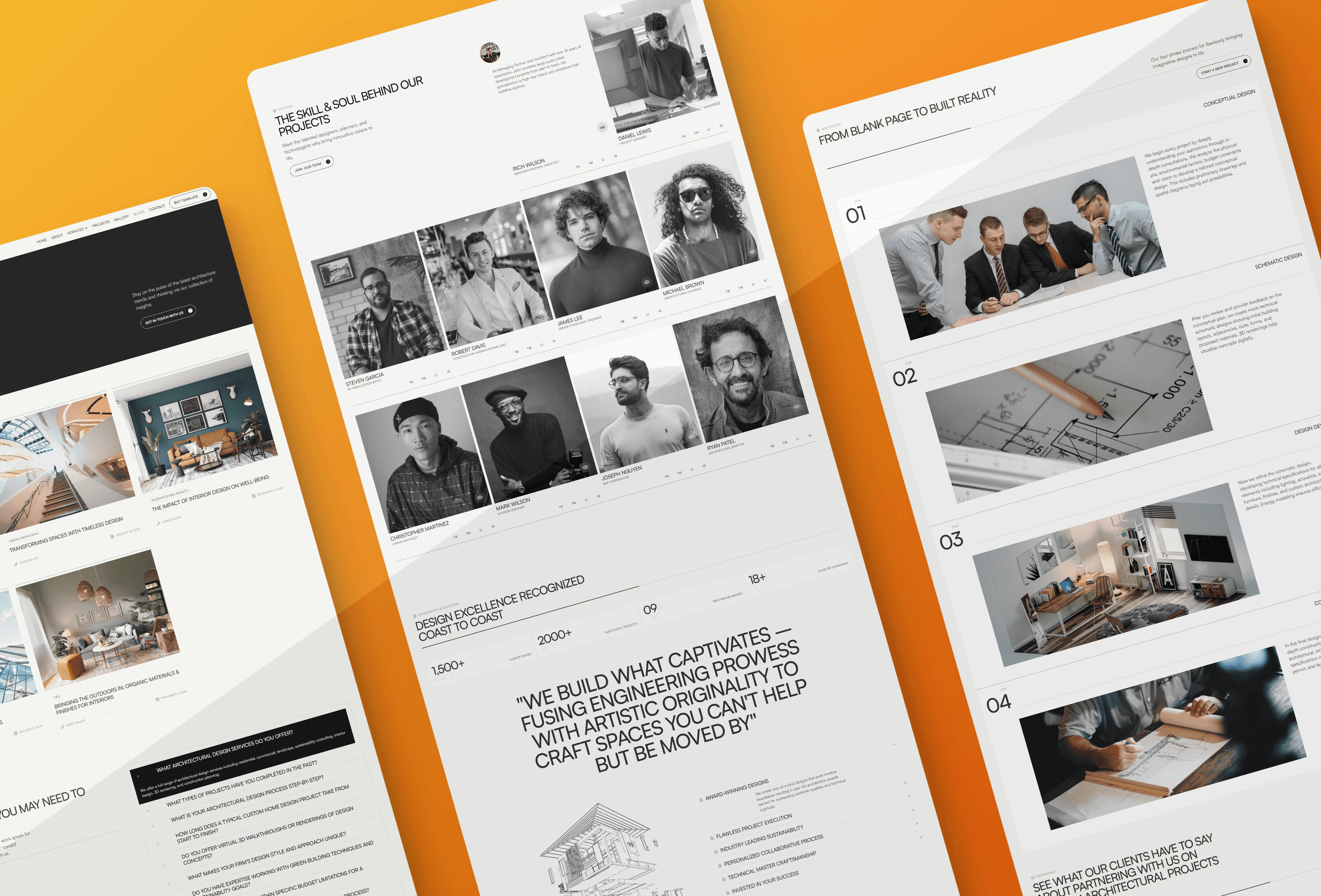 Screenshot 4 for ARCHITECT, a Framer Marketplace template by Real Mehedi.