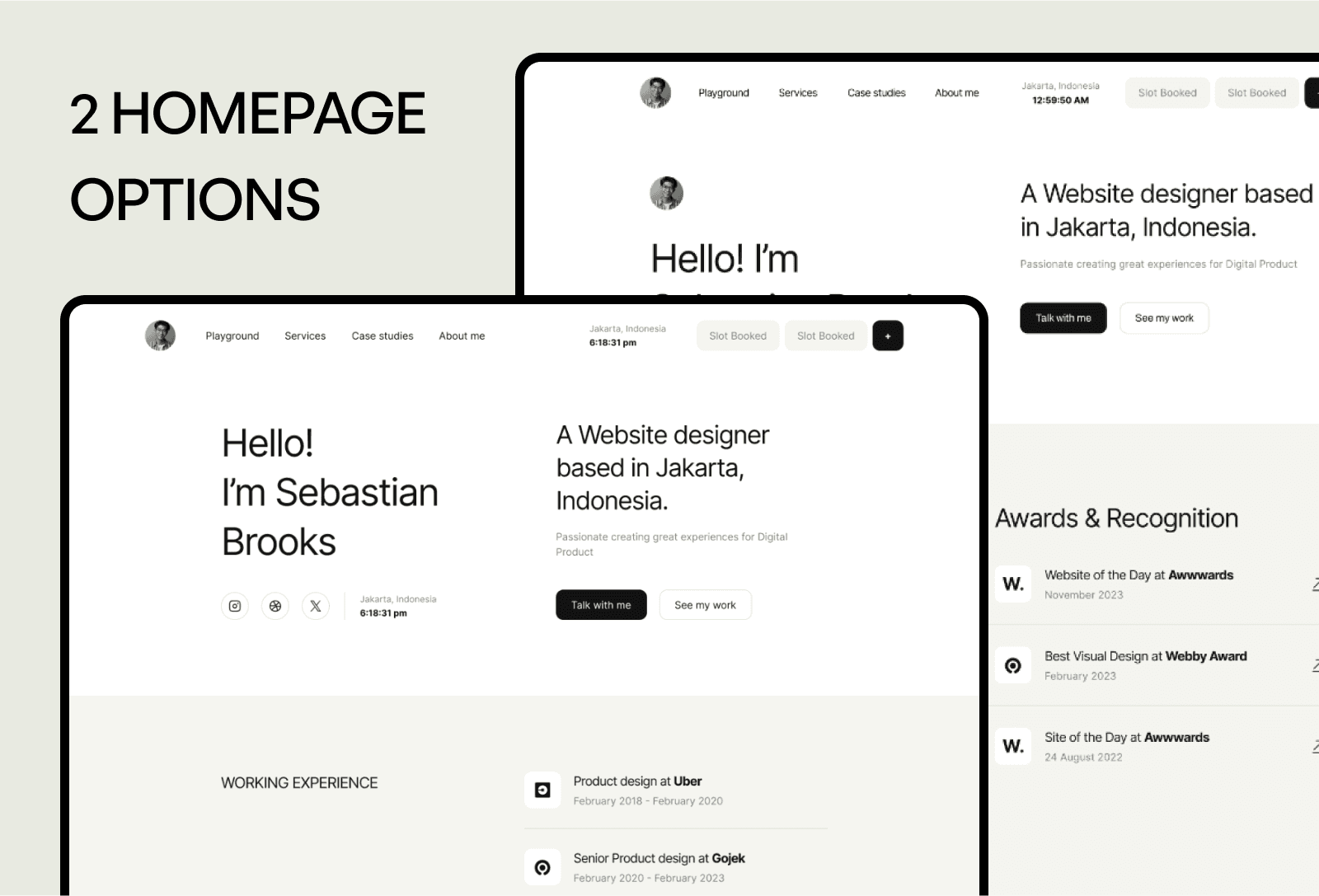 Screenshot 2 for Brooks, a Framer Marketplace template by Somesquare Supply.