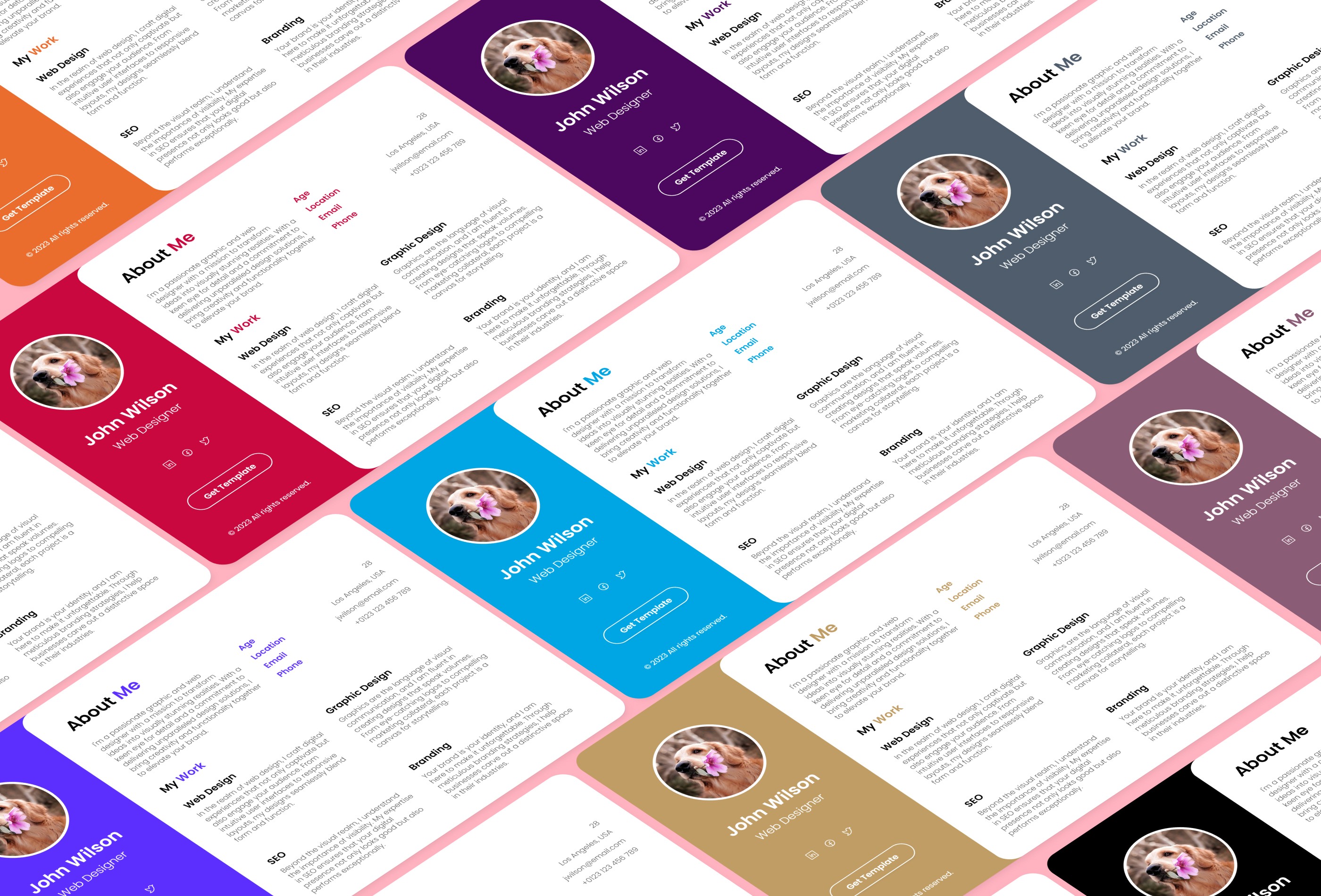 Screenshot 4 for Resumify, a Framer Marketplace template by Raquel Ferreira.