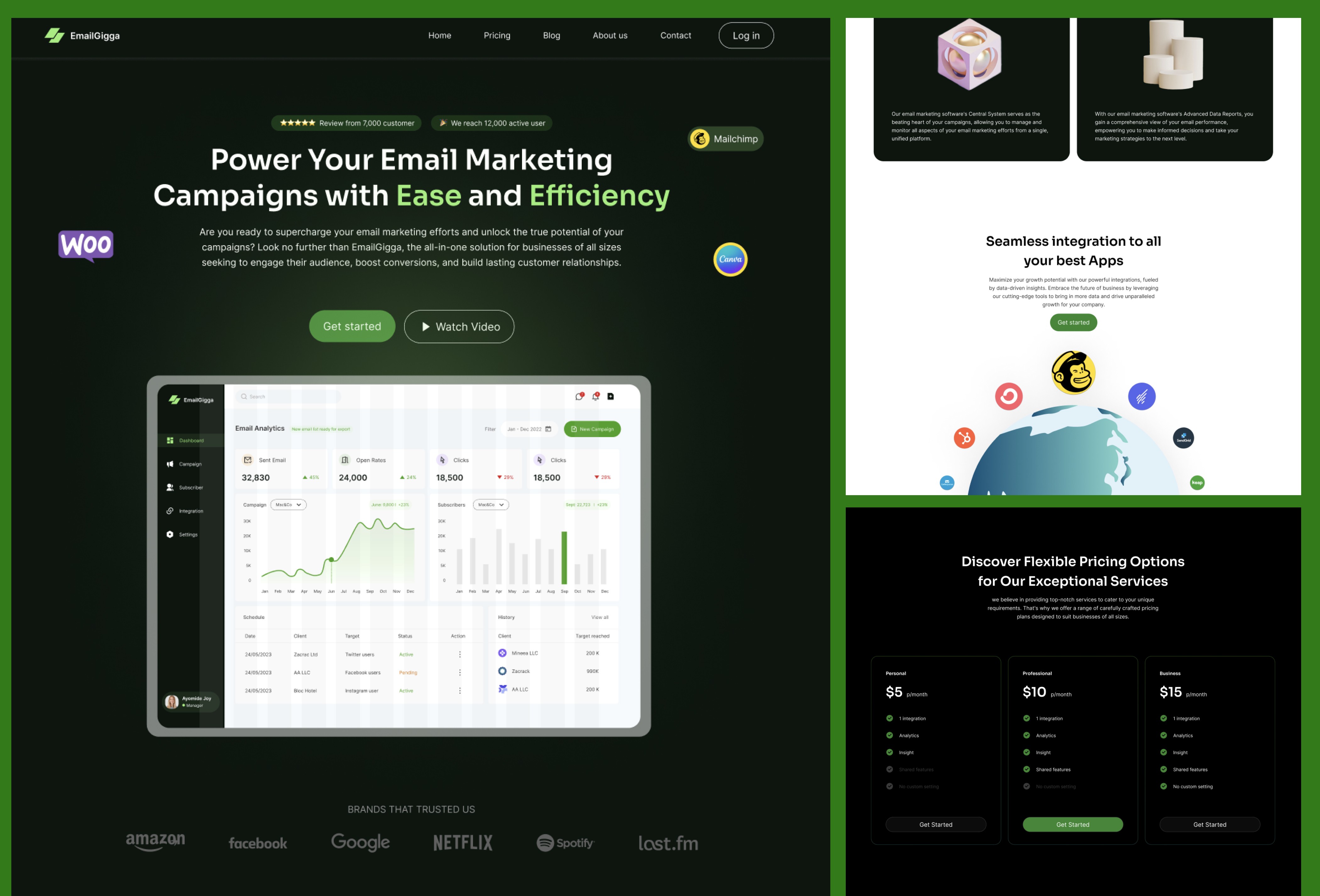 Screenshot 2 for Email Gigga, a Framer Marketplace template by Olabode Felix Akinyemi.