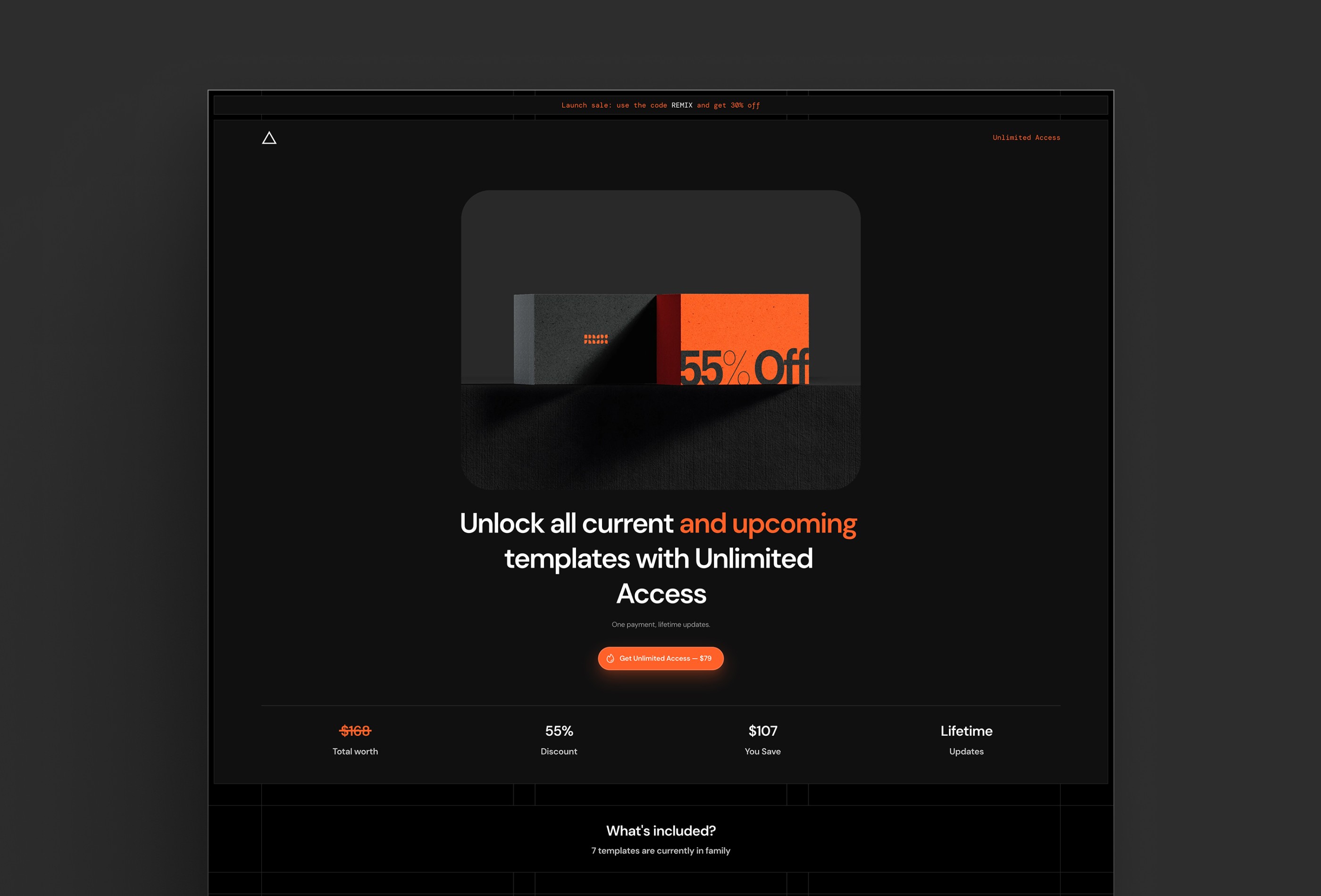 Screenshot 4 for Delta Store, a Framer Marketplace template by Easyfast Portfolio.