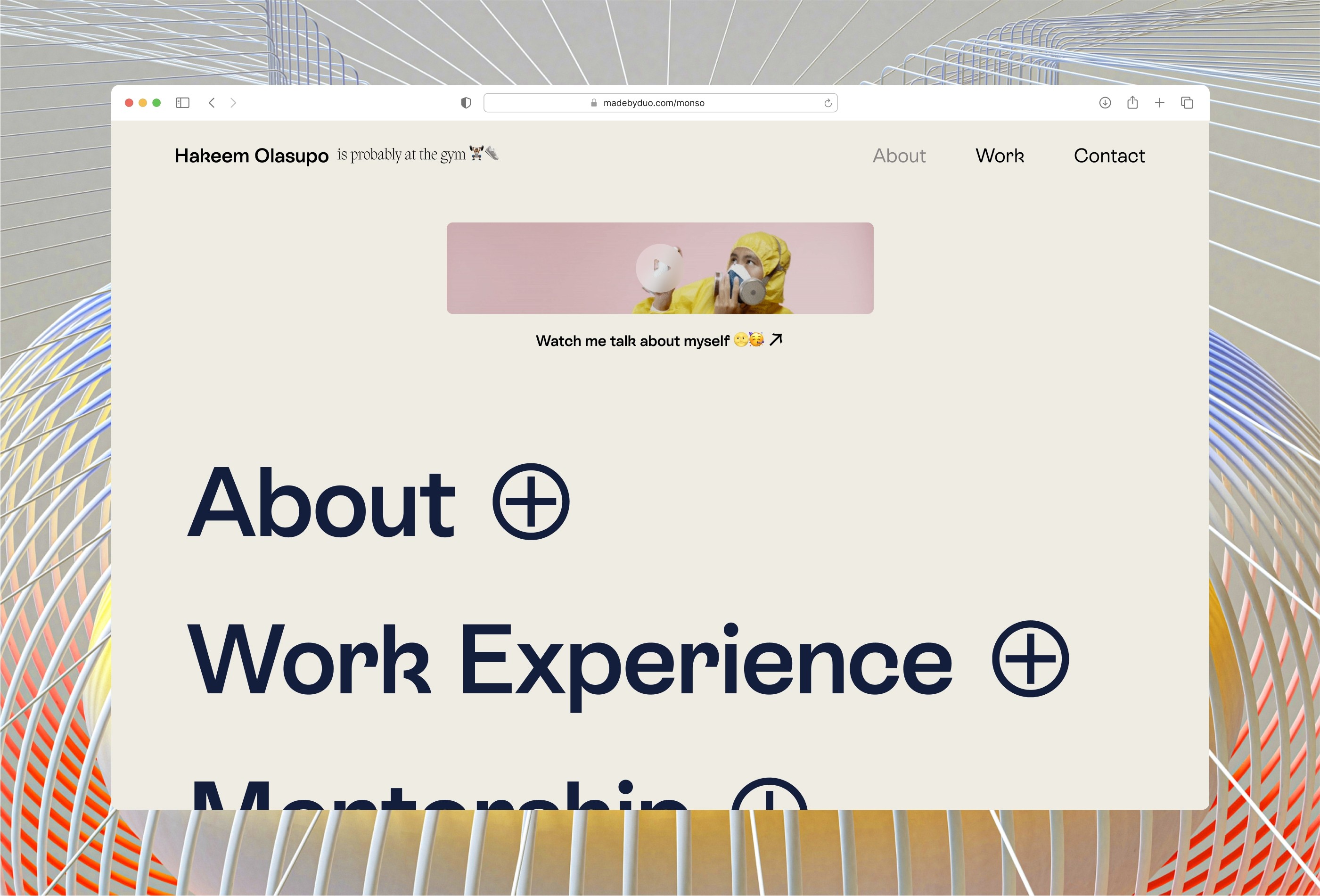 Screenshot 4 for Monso, a Framer Marketplace template by Studio Duo.