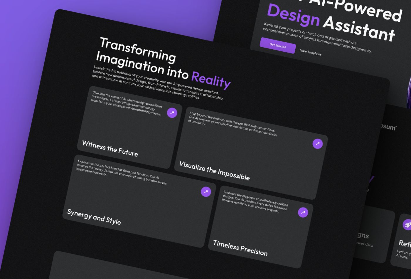 Screenshot 4 for NajmAI, a Framer Marketplace template by Mejed Alkoutaini.