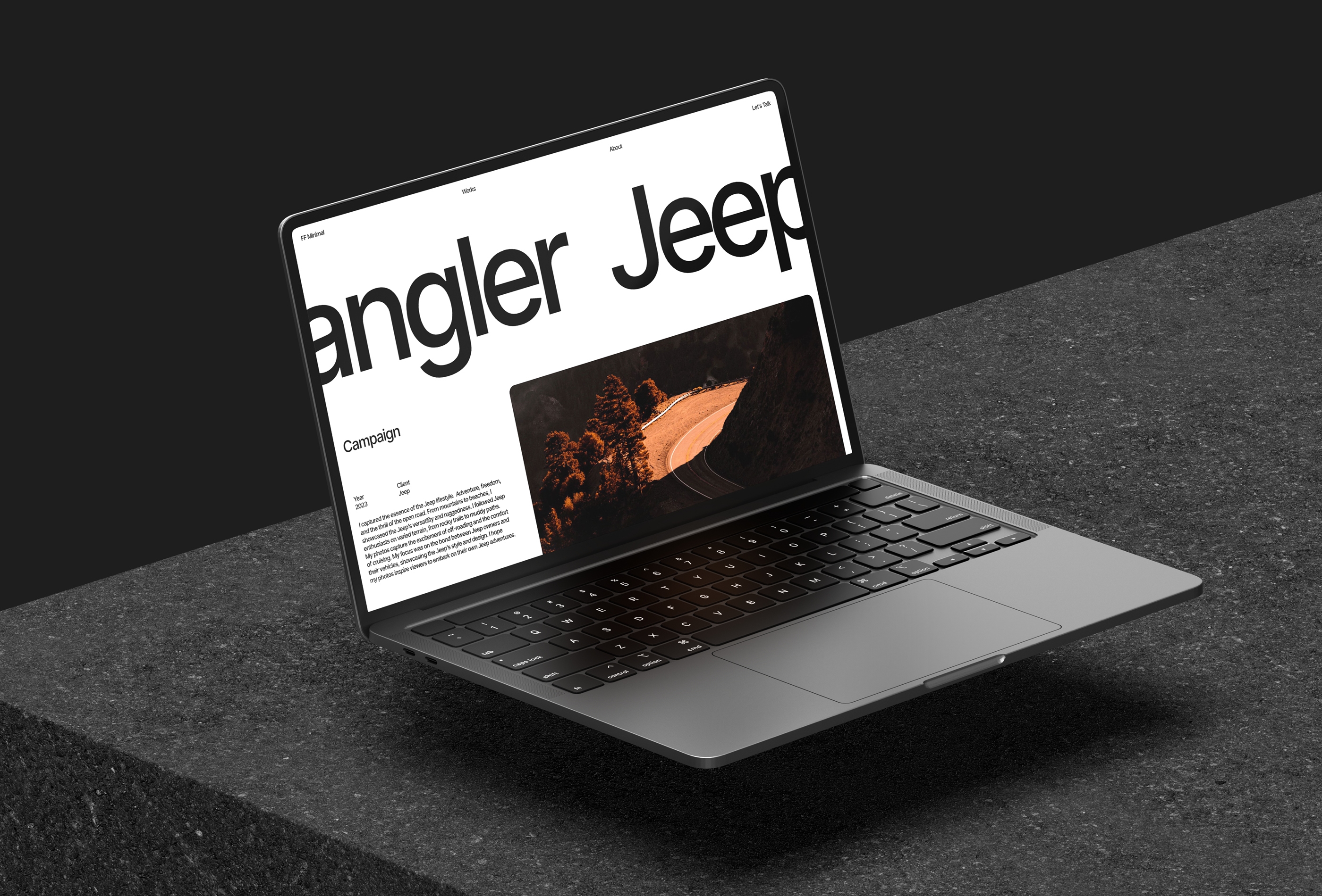 Screenshot 2 for FFMinimal, a Framer Marketplace template by Favorit × Frame.