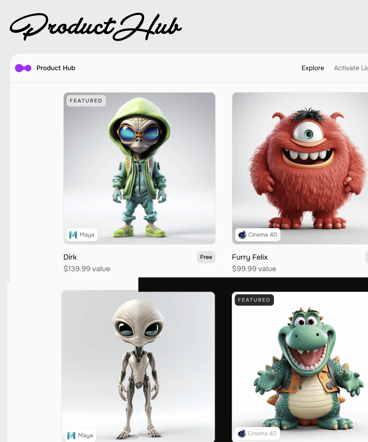 Screenshot 1 for Product Hub, a Framer Marketplace template by Danny Sapio.