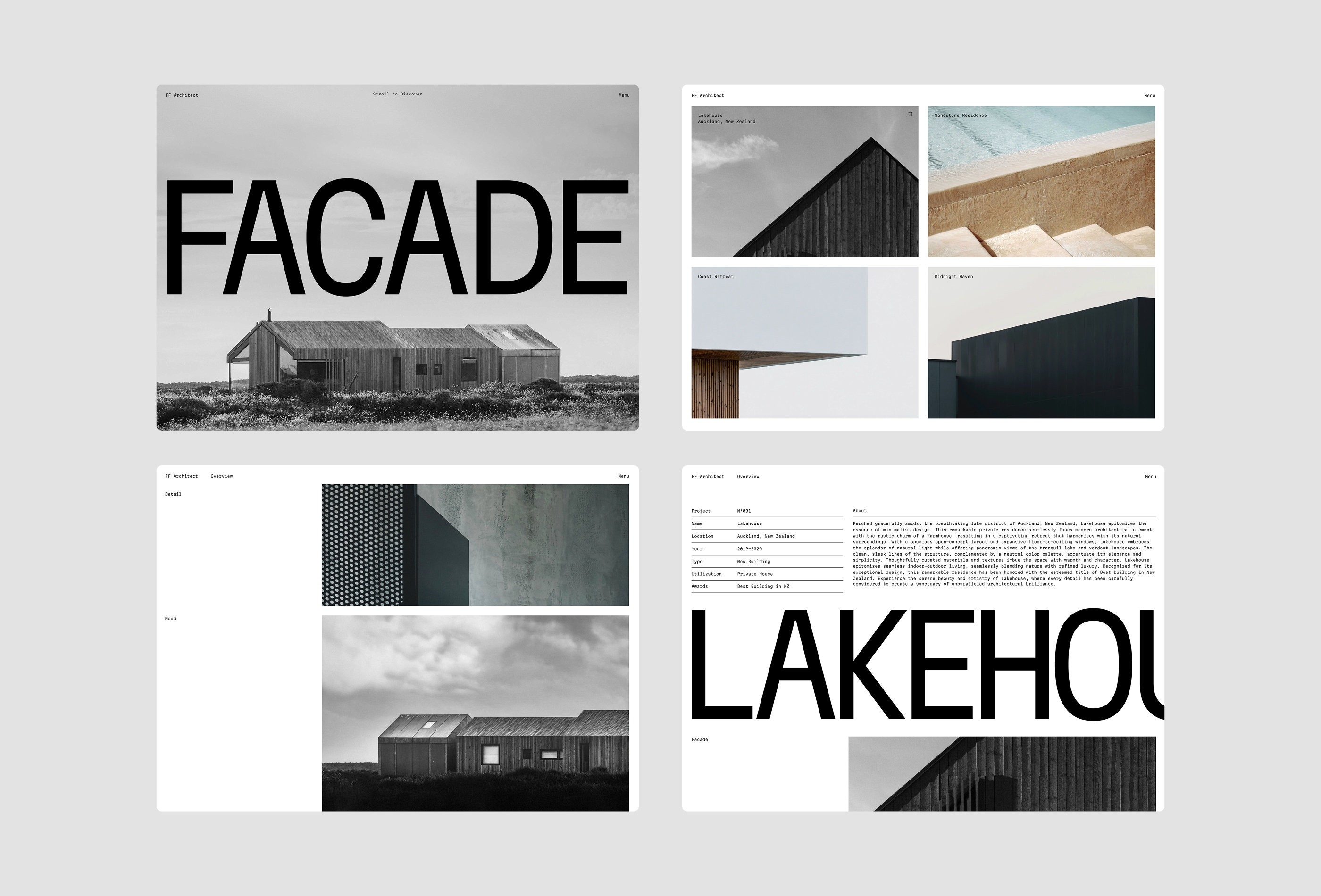 Thumbnail 1 for FFArchitect, a Framer Marketplace template by Favorit × Frame.