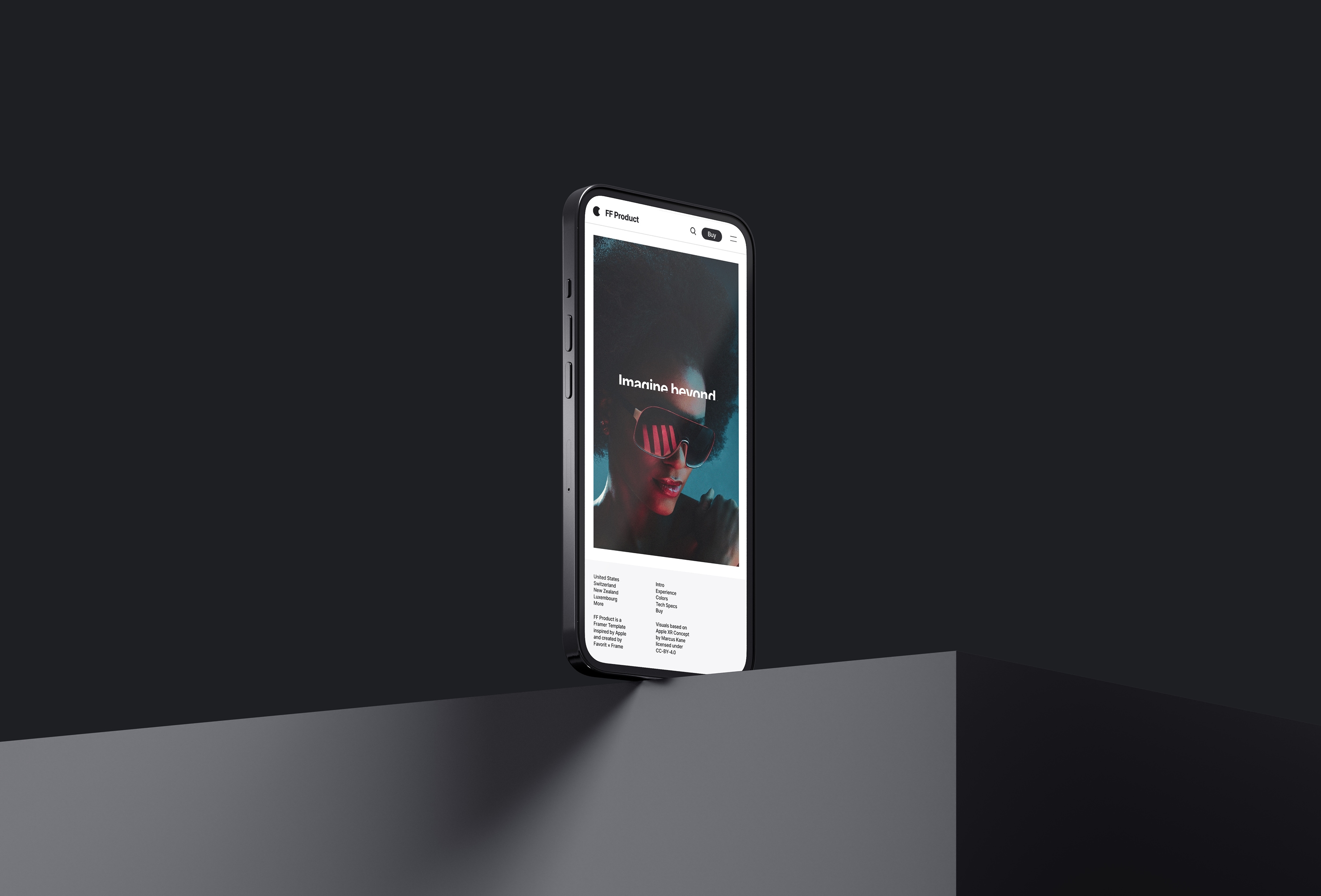 Screenshot 3 for FFProduct, a Framer Marketplace template by Favorit × Frame.