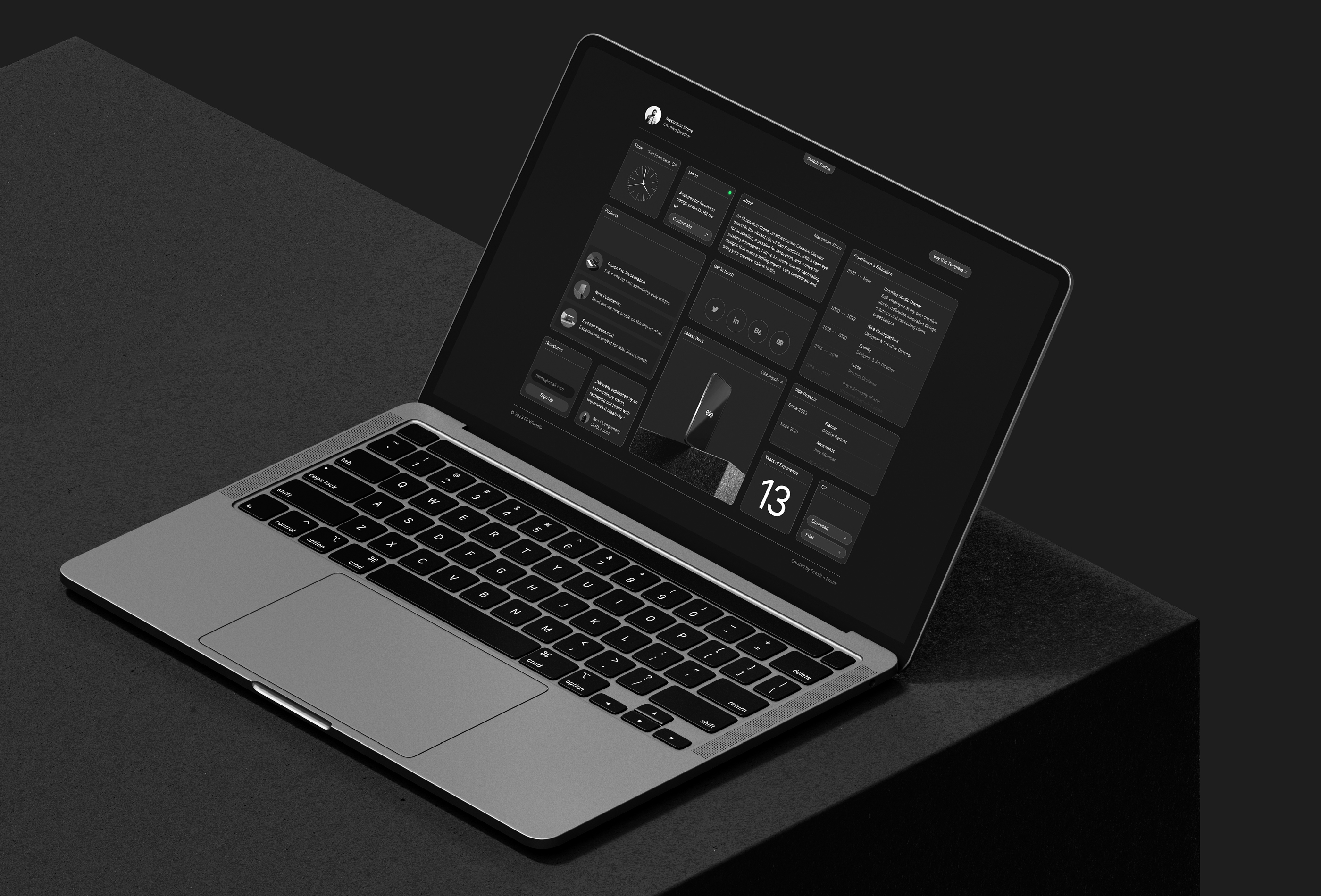 Screenshot 4 for FFWidgets, a Framer Marketplace template by Favorit × Frame.