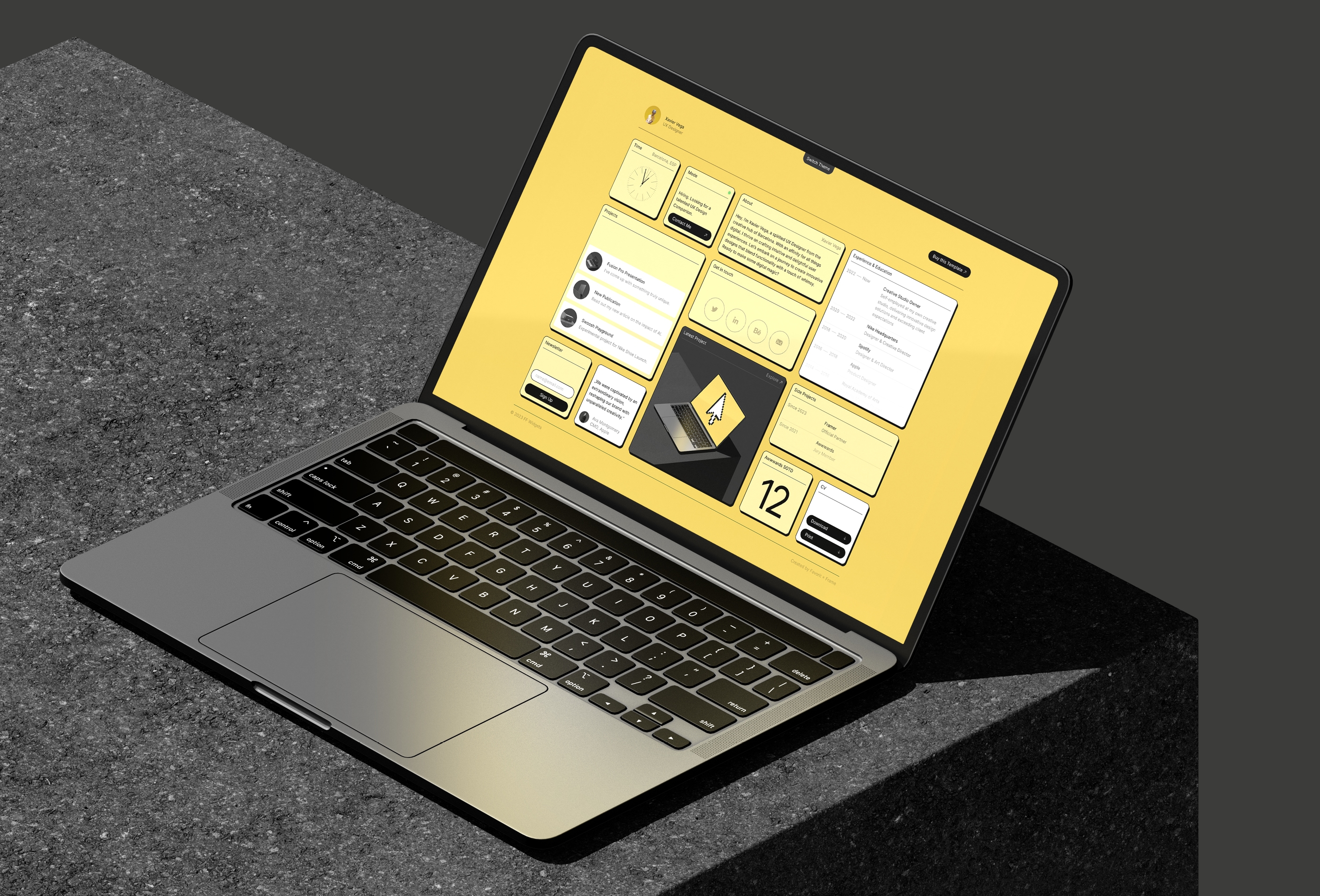 Screenshot 3 for FFWidgets, a Framer Marketplace template by Favorit × Frame.