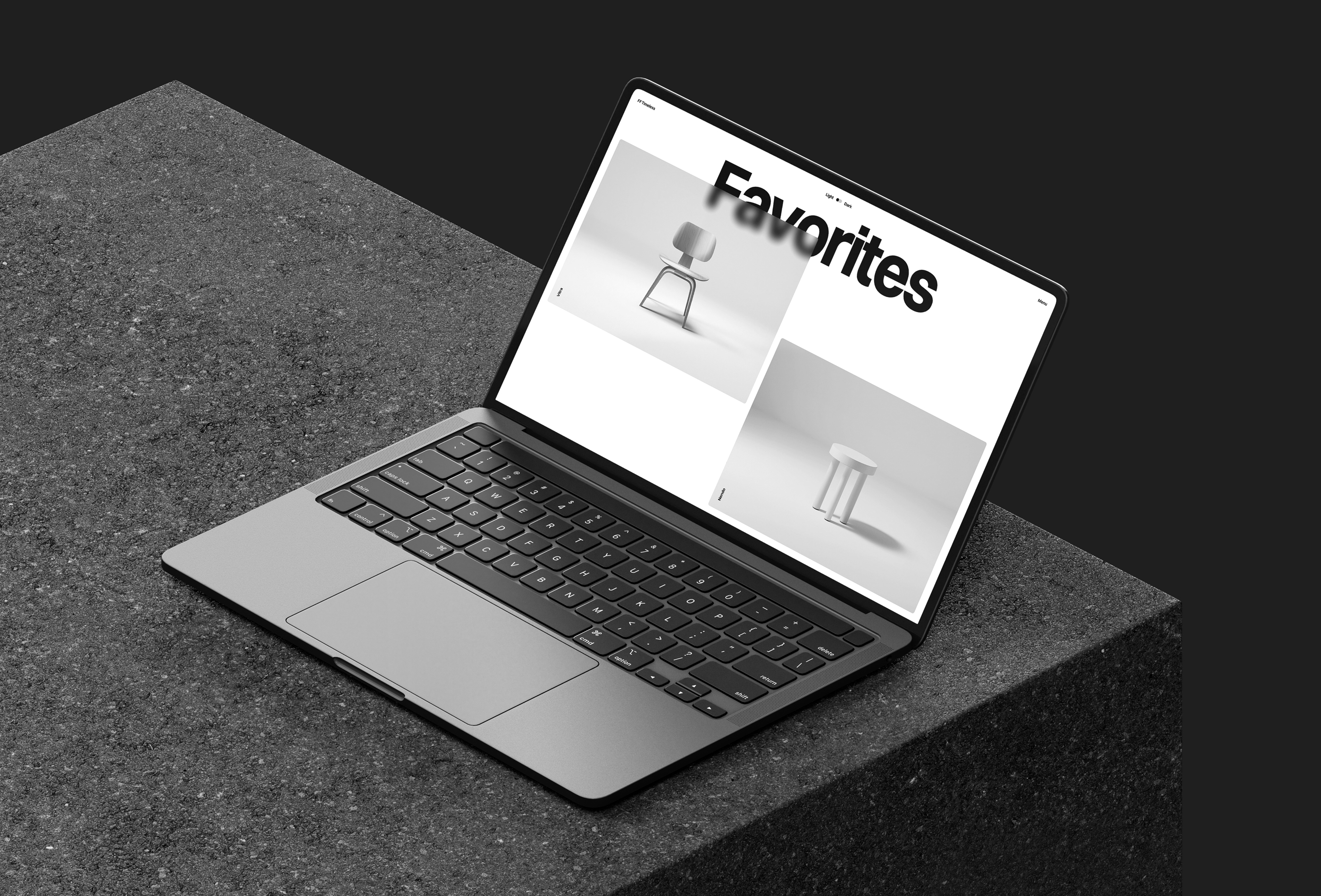 Screenshot 3 for FFTimeless, a Framer Marketplace template by Favorit × Frame.