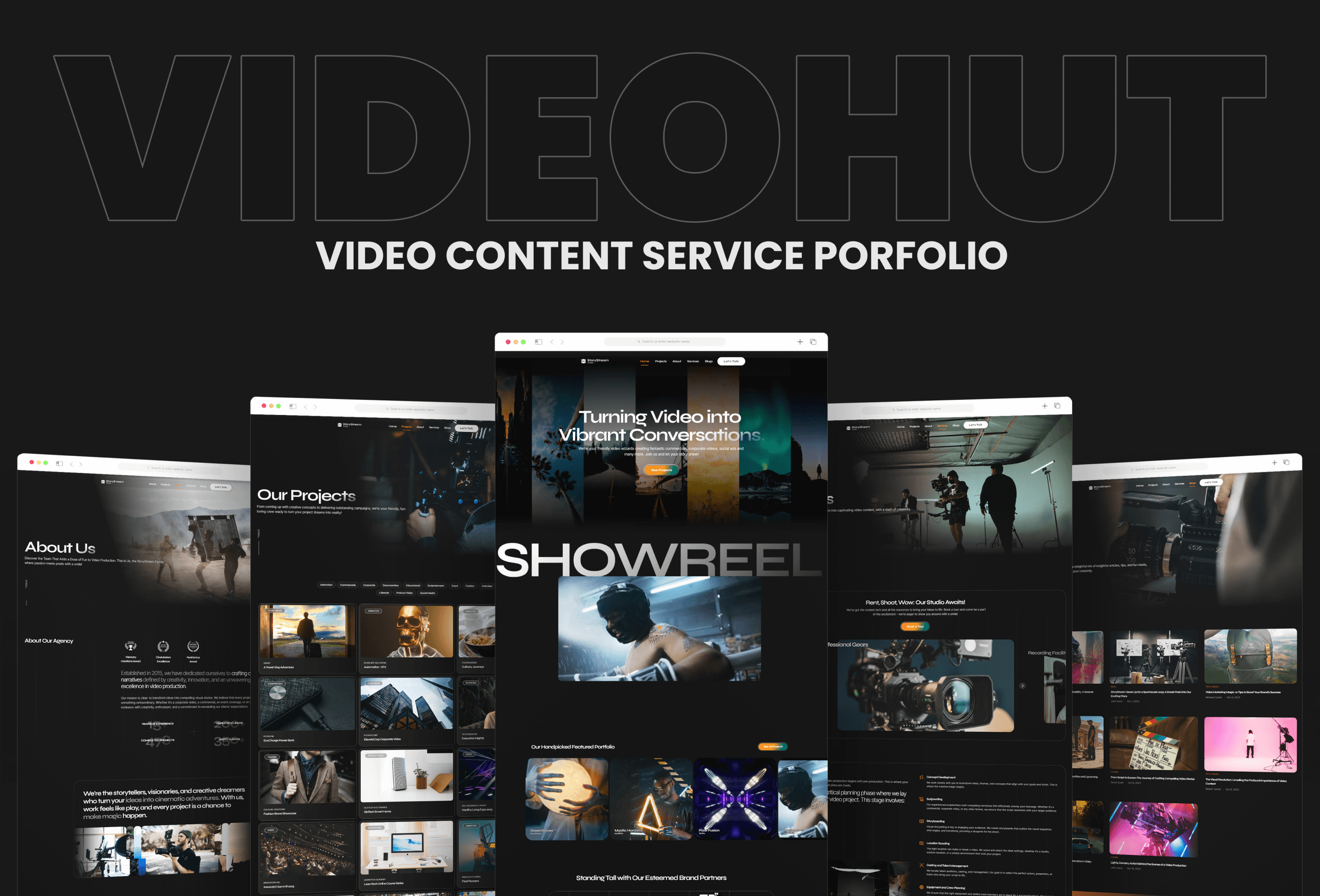 Screenshot 3 for VideoHut, a Framer Marketplace template by Real Mehedi.
