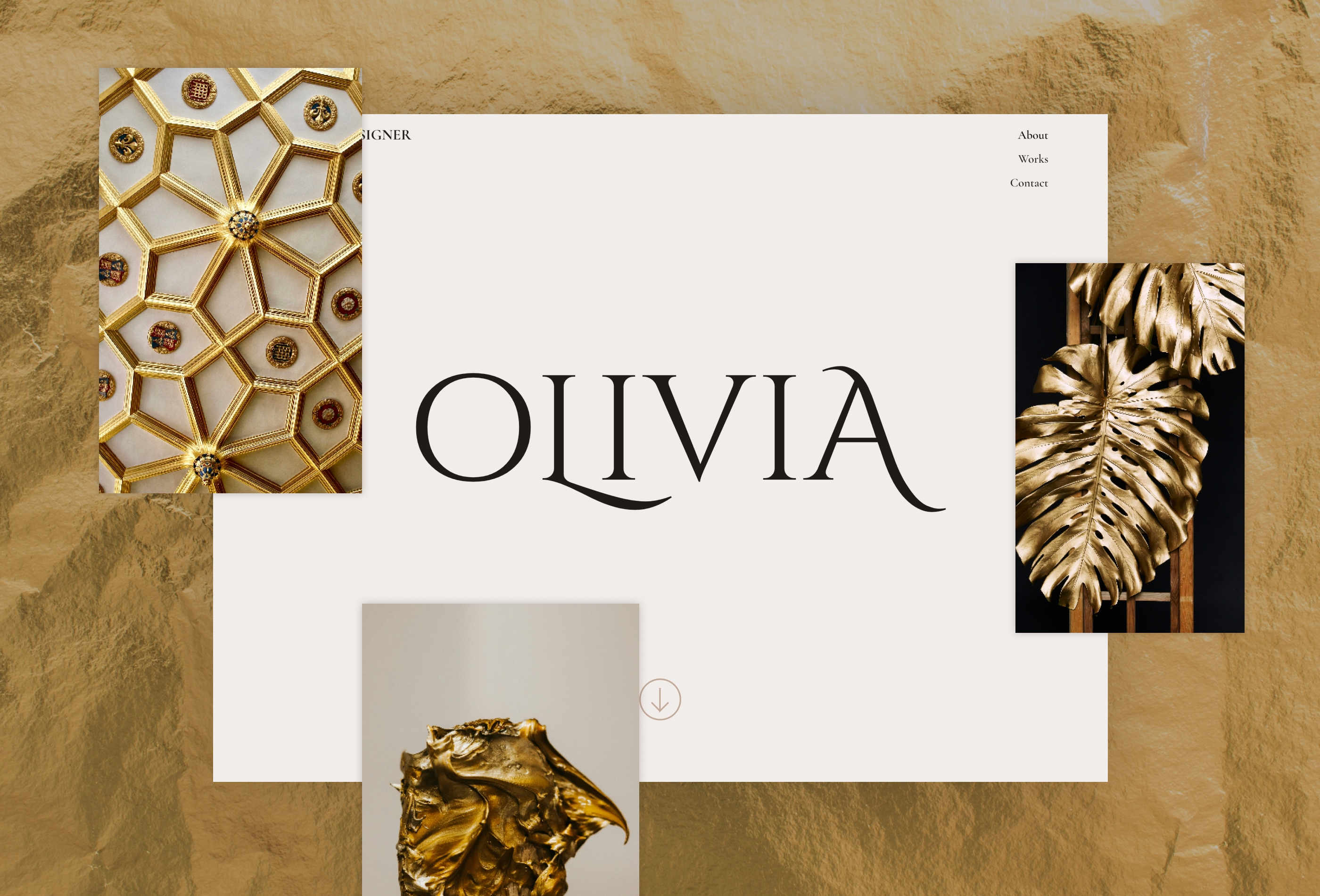 Screenshot 2 for OLIVIA, a Framer Marketplace template by Viflor Tiong.