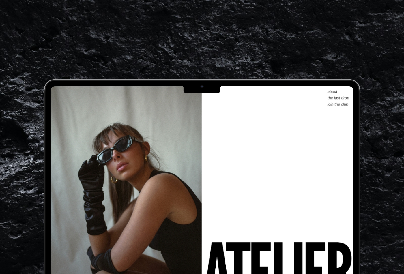 Screenshot 4 for Atelier, a Framer Marketplace template by Luca Richards.