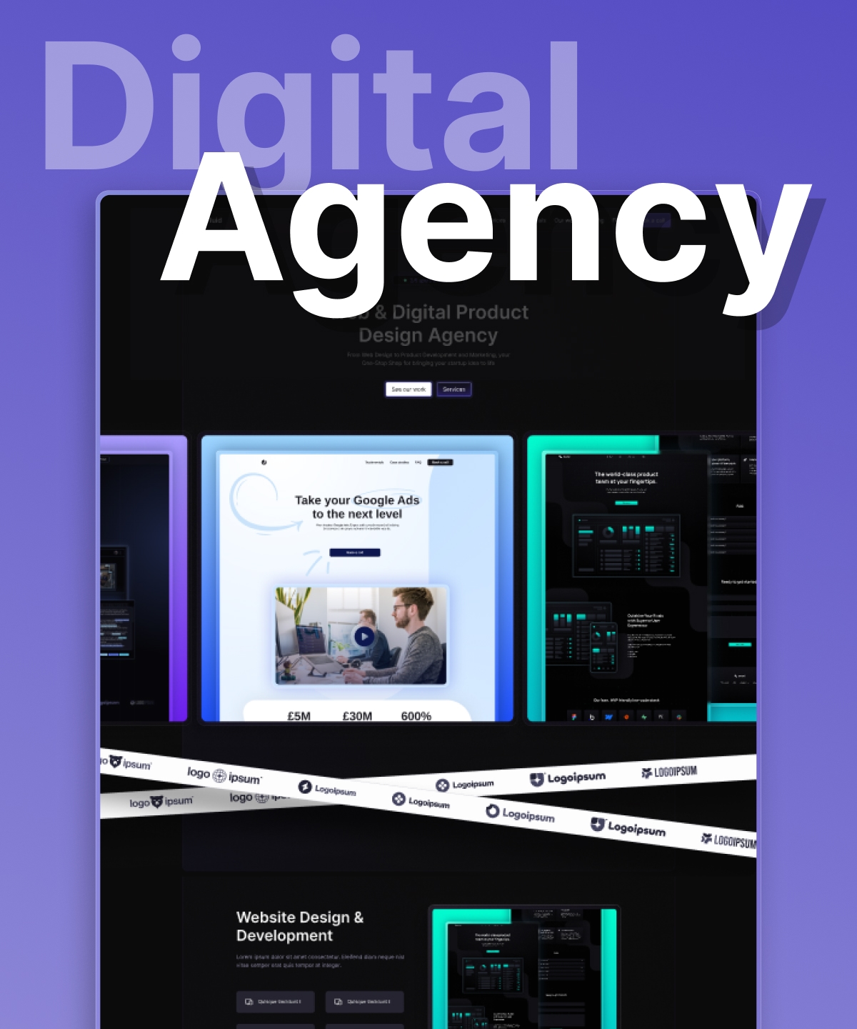 Screenshot 1 for Fluid, a Framer Marketplace template by Alex Ciobotaru.