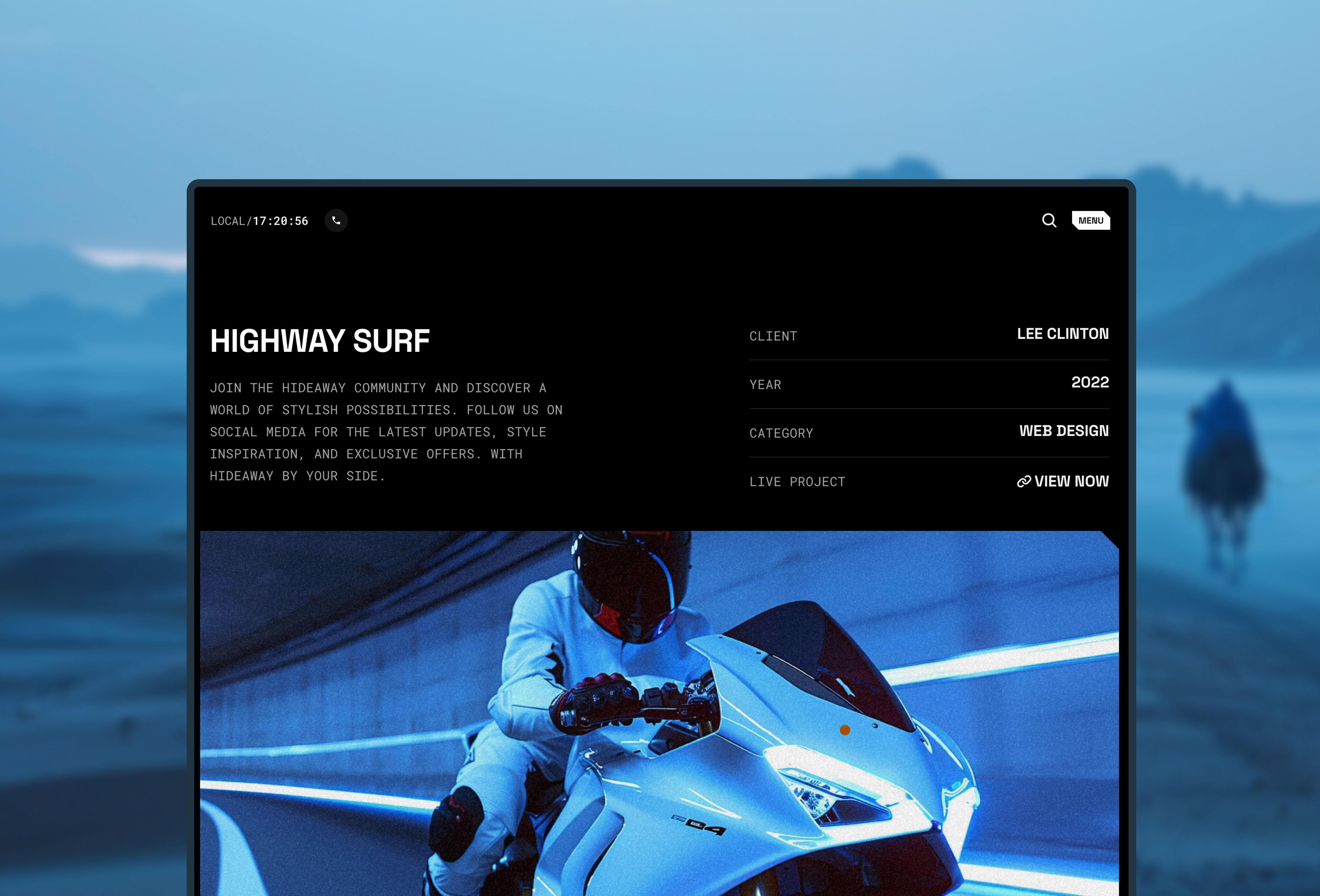 Screenshot 4 for Dune, a Framer Marketplace template by Westhill Studio.