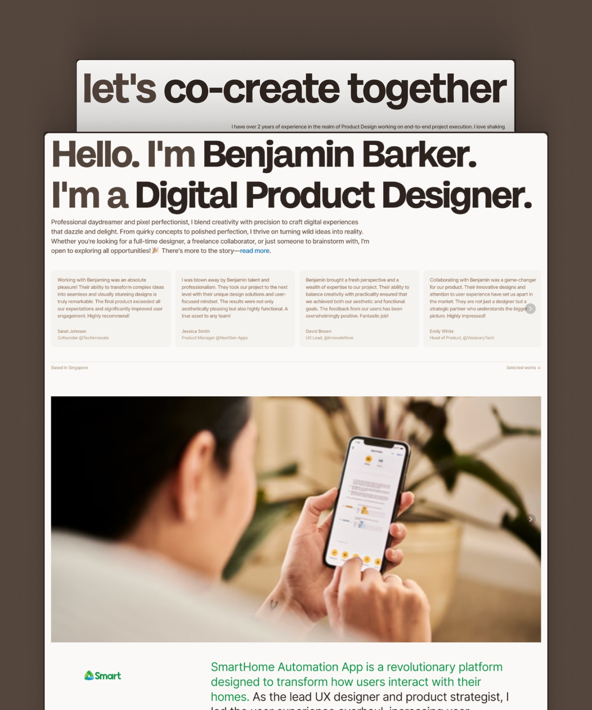 Screenshot 1 for Naturalness, a Framer Marketplace template by Golden Rays.