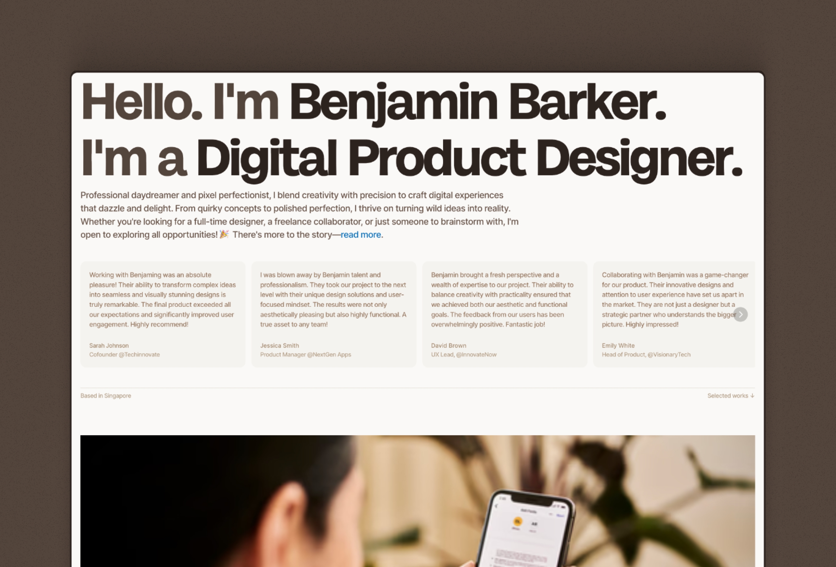 Screenshot 2 for Naturalness, a Framer Marketplace template by Golden Rays.