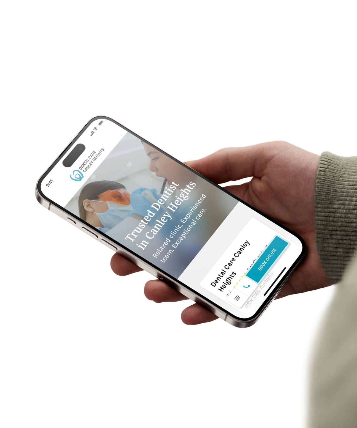 Screenshot 1 for DentalCare, a Framer Marketplace template by Rahmat Heruka.