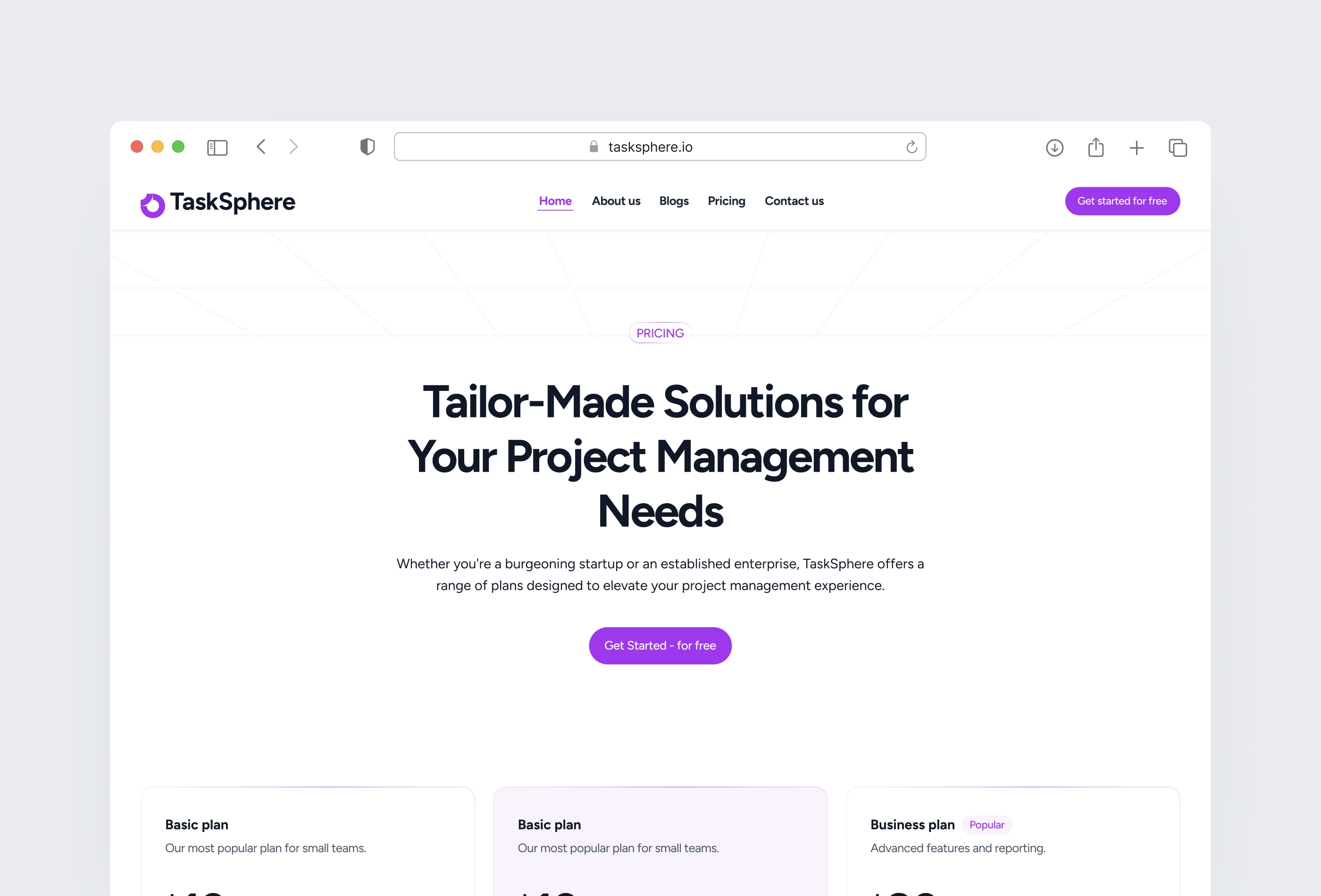 Screenshot 4 for Taskphere, a Framer Marketplace template by Salahudeen Ahmad Idowu.