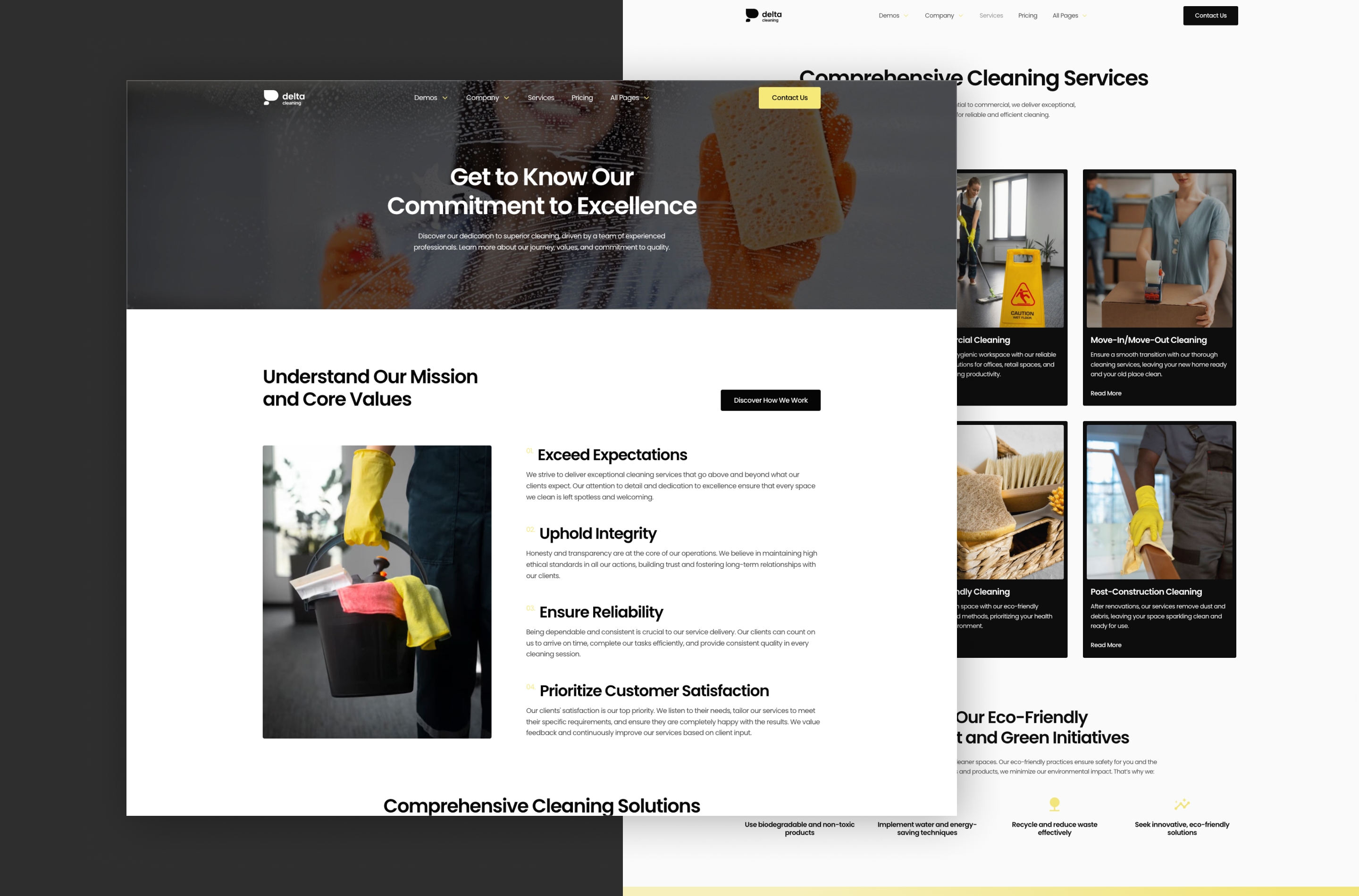 Screenshot 2 for Delta, a Framer Marketplace template by fourtwelve.