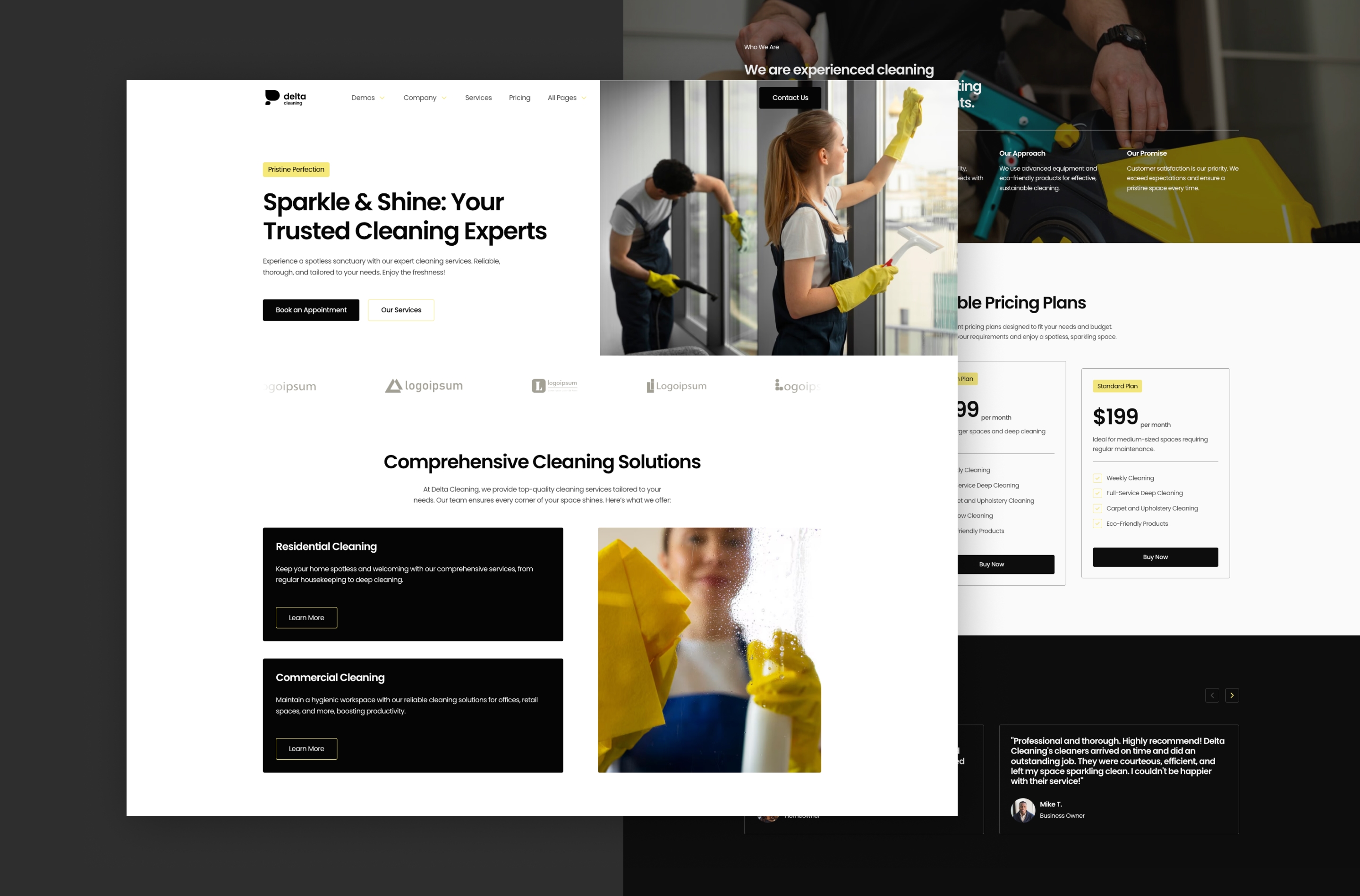 Screenshot 4 for Delta, a Framer Marketplace template by fourtwelve.
