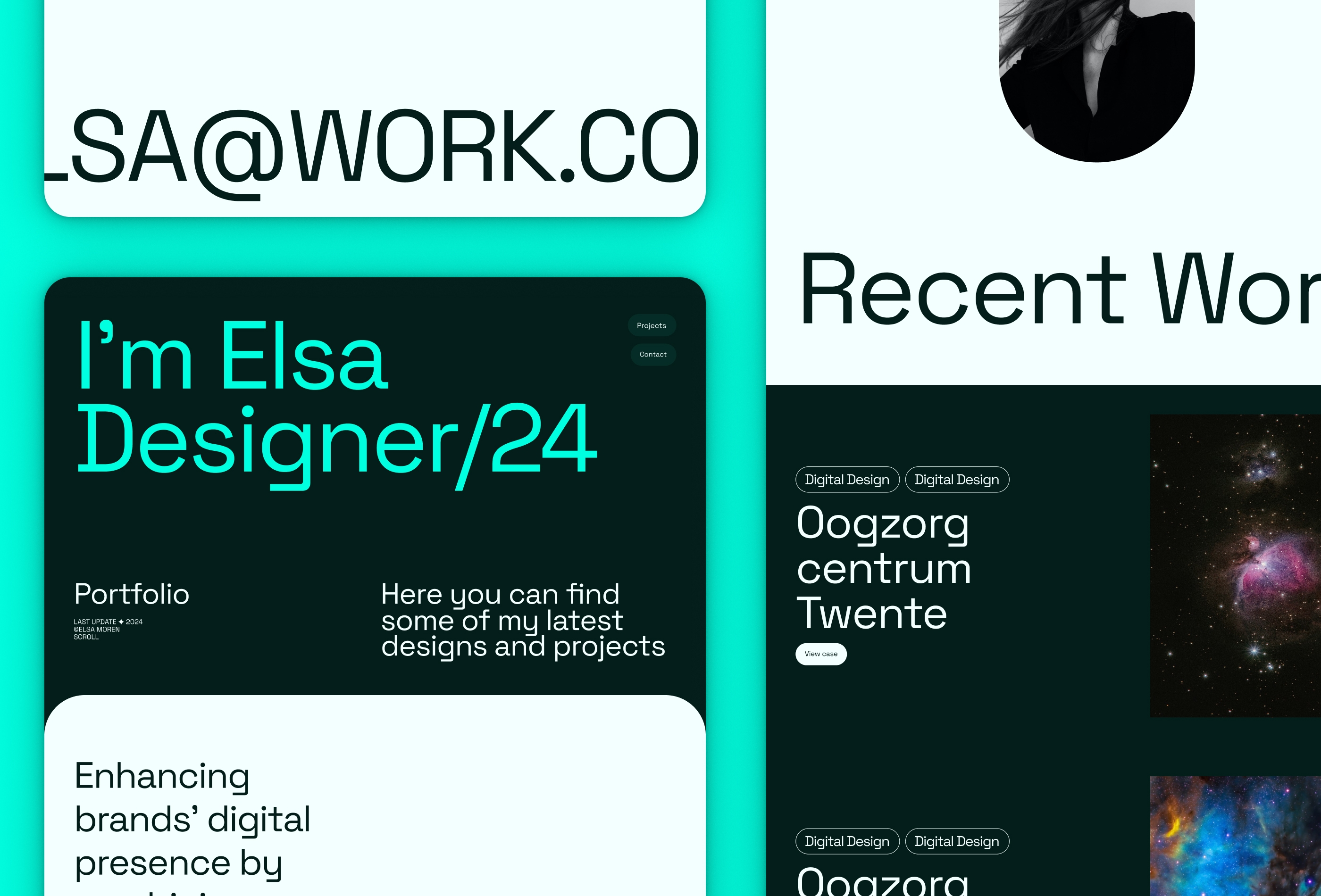 Screenshot 2 for ElsasPortfolio, a Framer Marketplace template by Marco Amato.